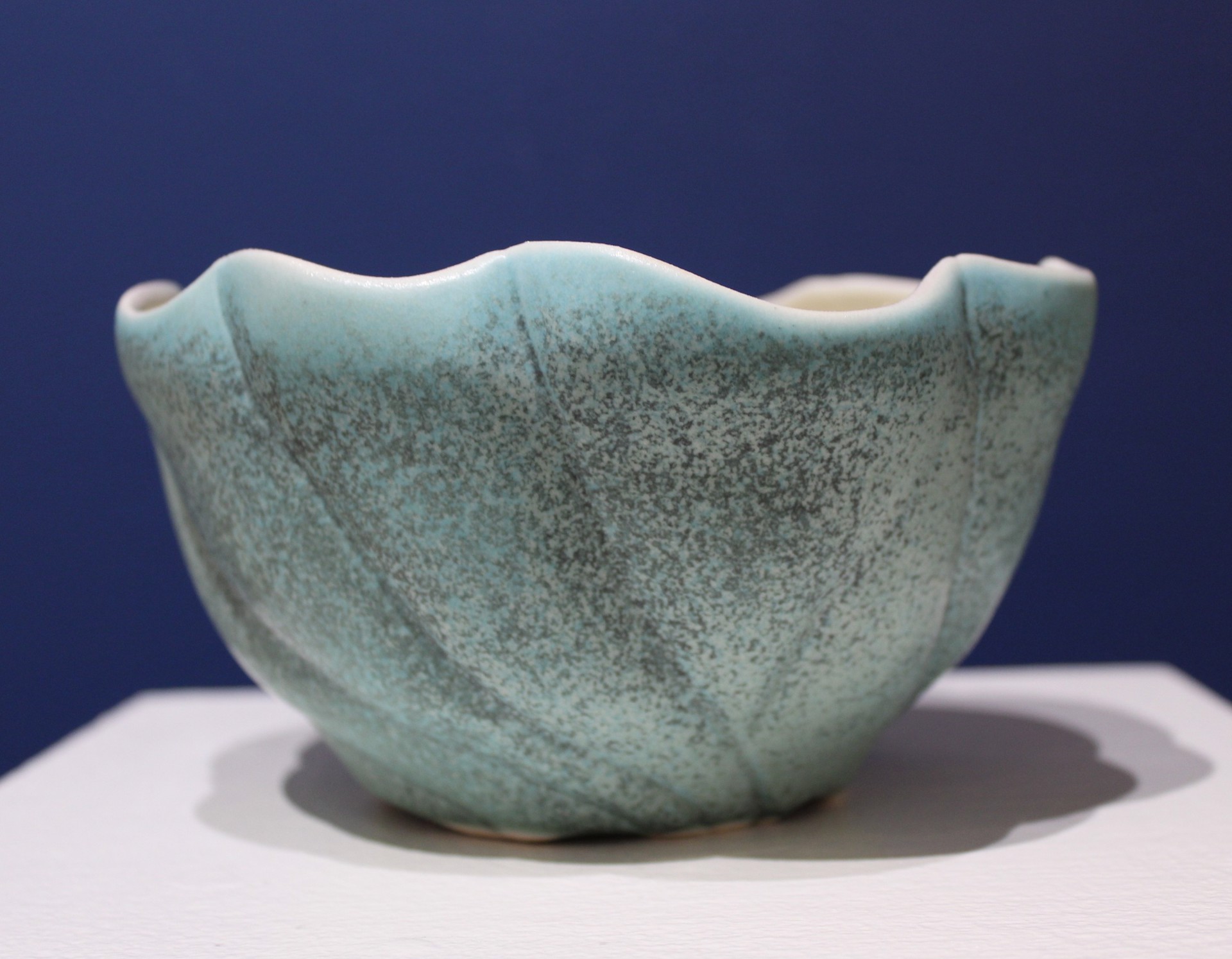 Blue Bowl (Scallop) by Danielle Inabinet