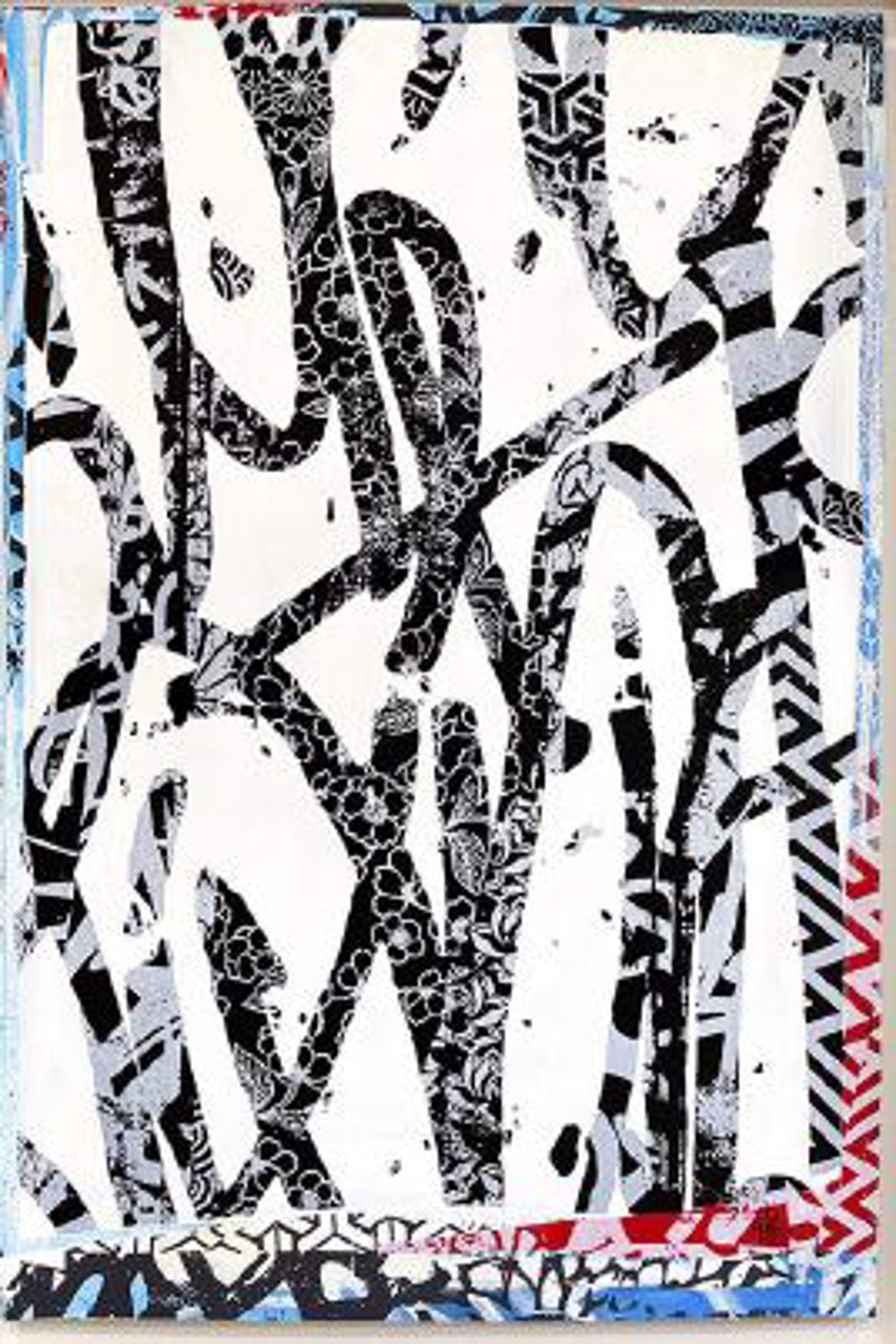 'BACK Painting' #040806 (ABSTRACT) by Hush
