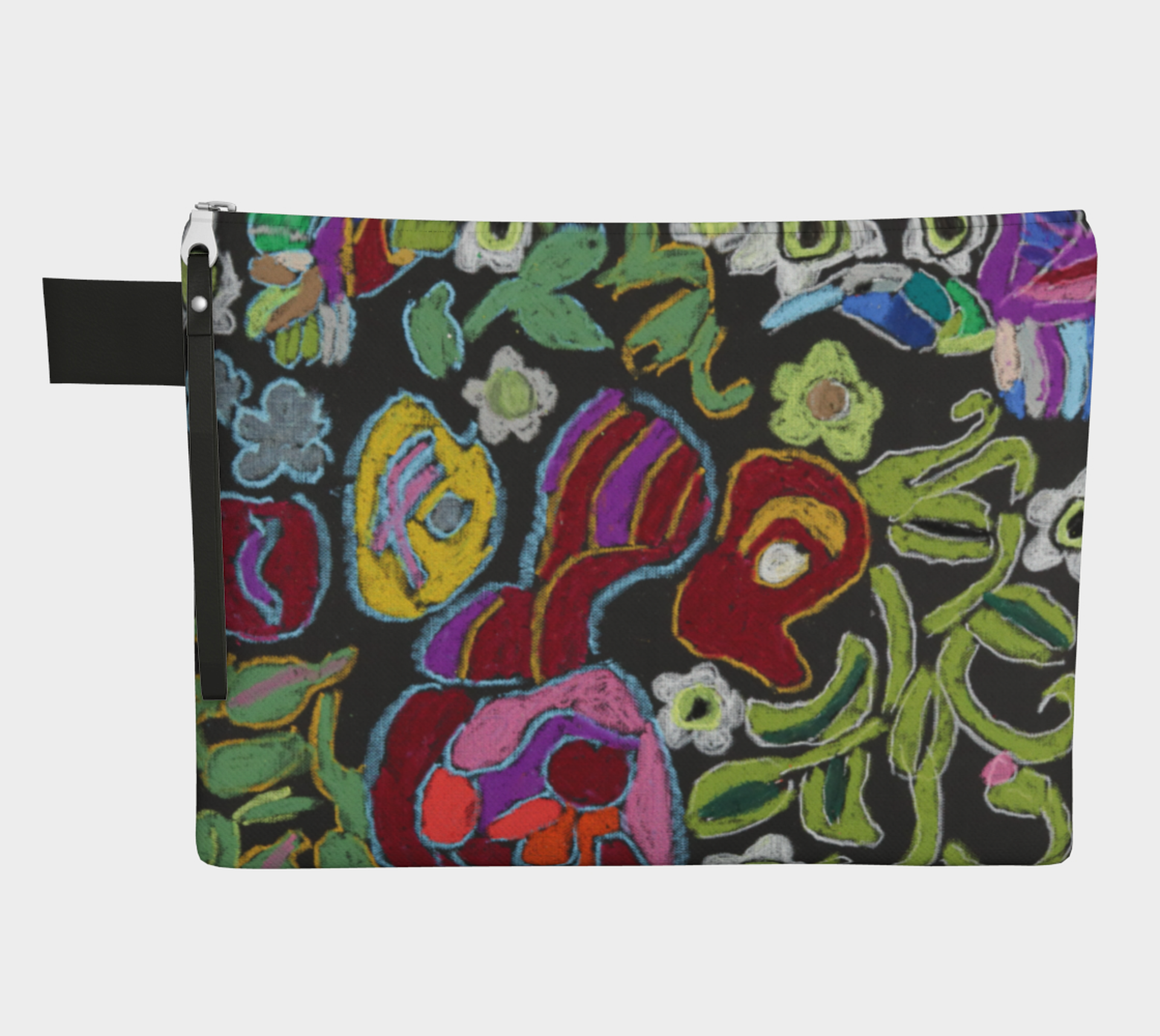 Zipper Carry All w/ artwork by Paul Lewis by Art Enables Merchandise