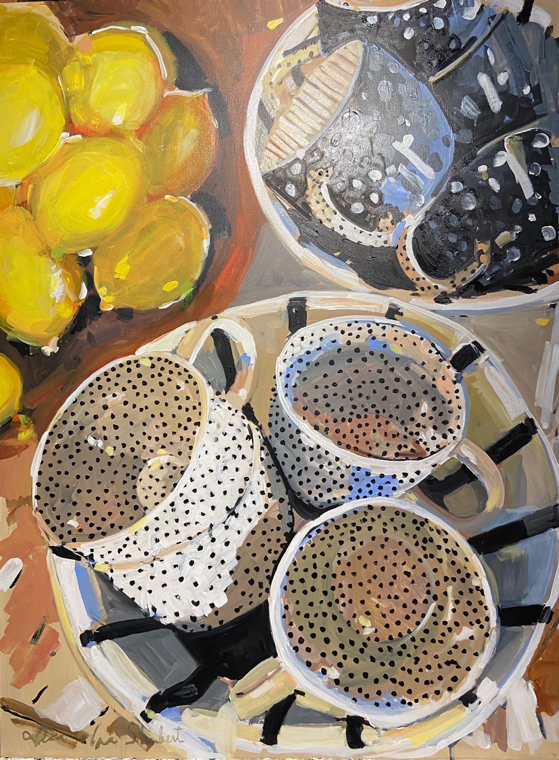 Lemons & Cups by Laura Lacambra Shubert