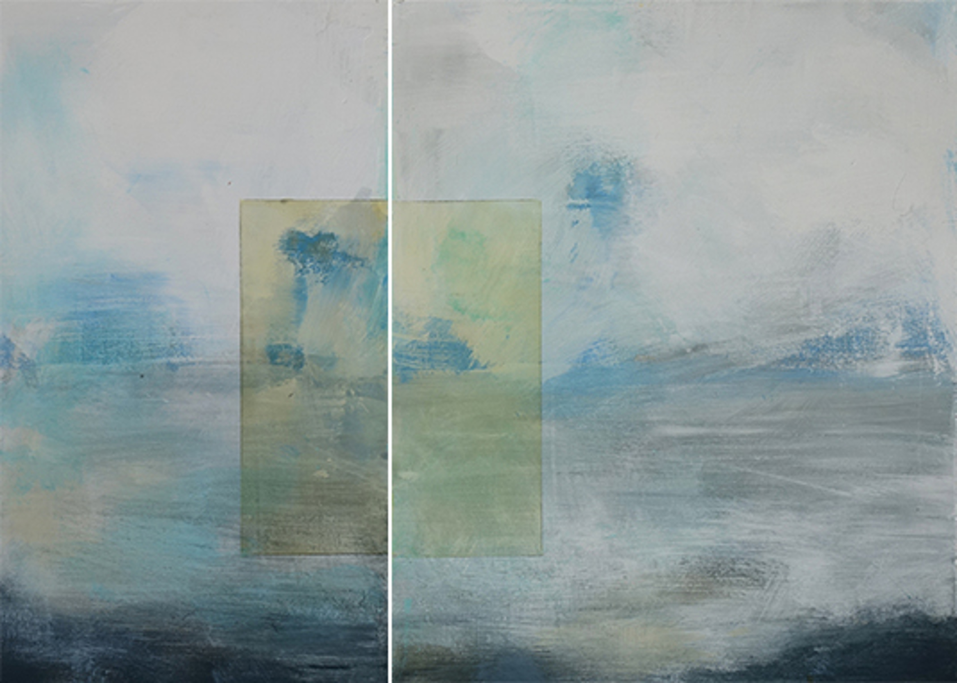 Untitled Diptych by George Marks