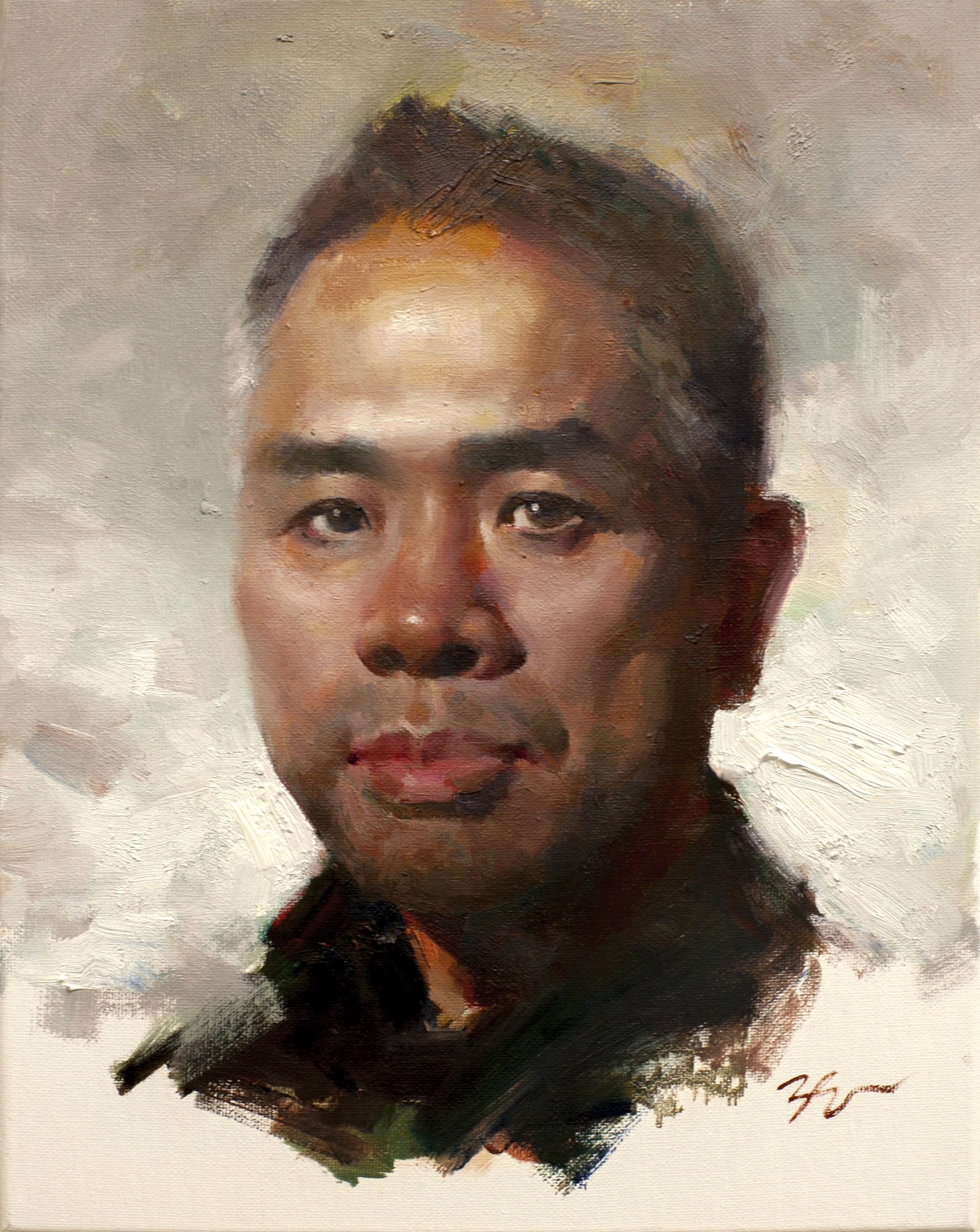 Self-Portrait by Zimou Tan