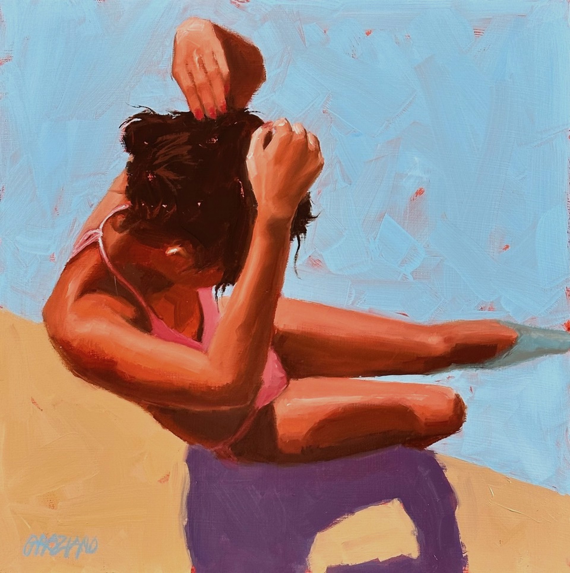 Poolside Girl #1 by Dan Graziano
