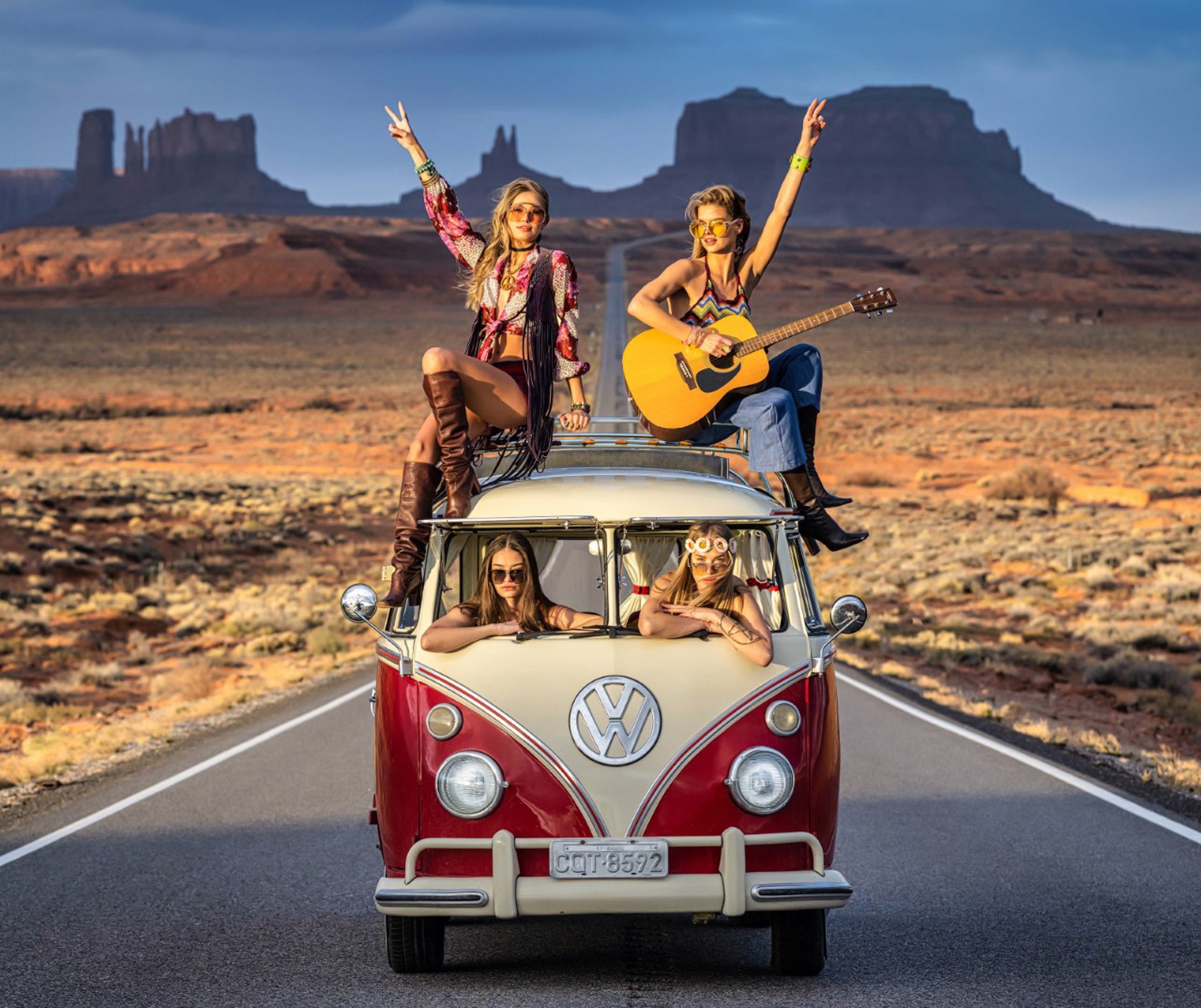 The Road Goes On Forever by David Yarrow