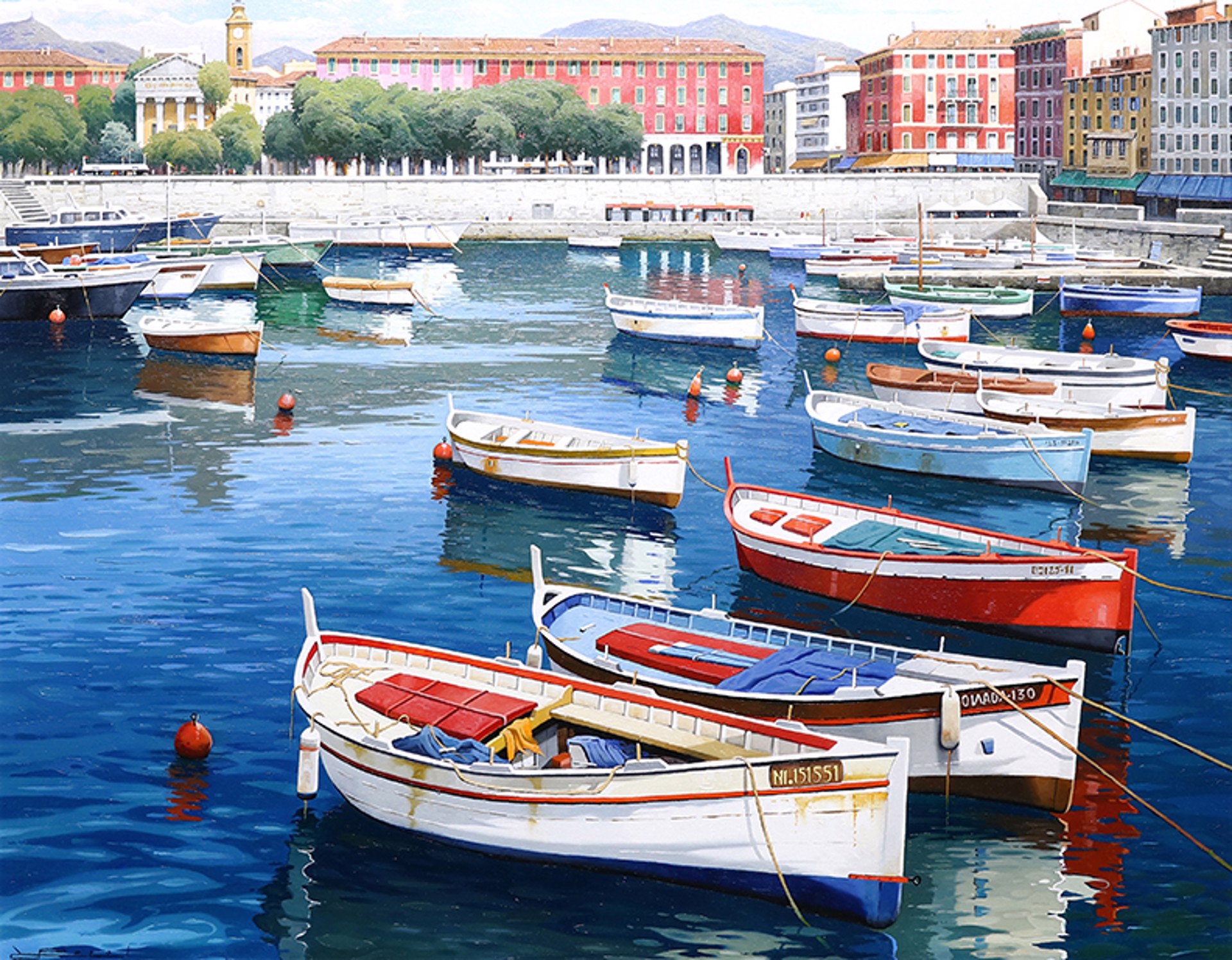 Port of Nice, France by Ramon Pujol