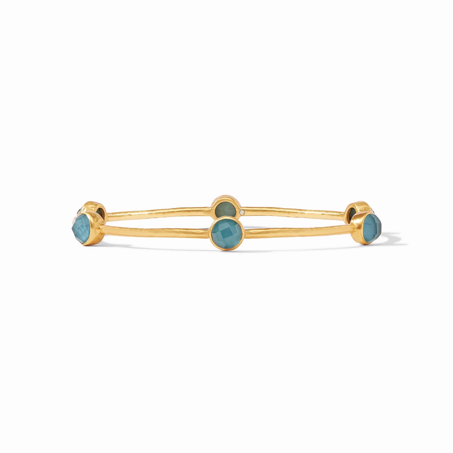 Milano Luxe Bangle - Peacock Blue / Medium by Julie Vos