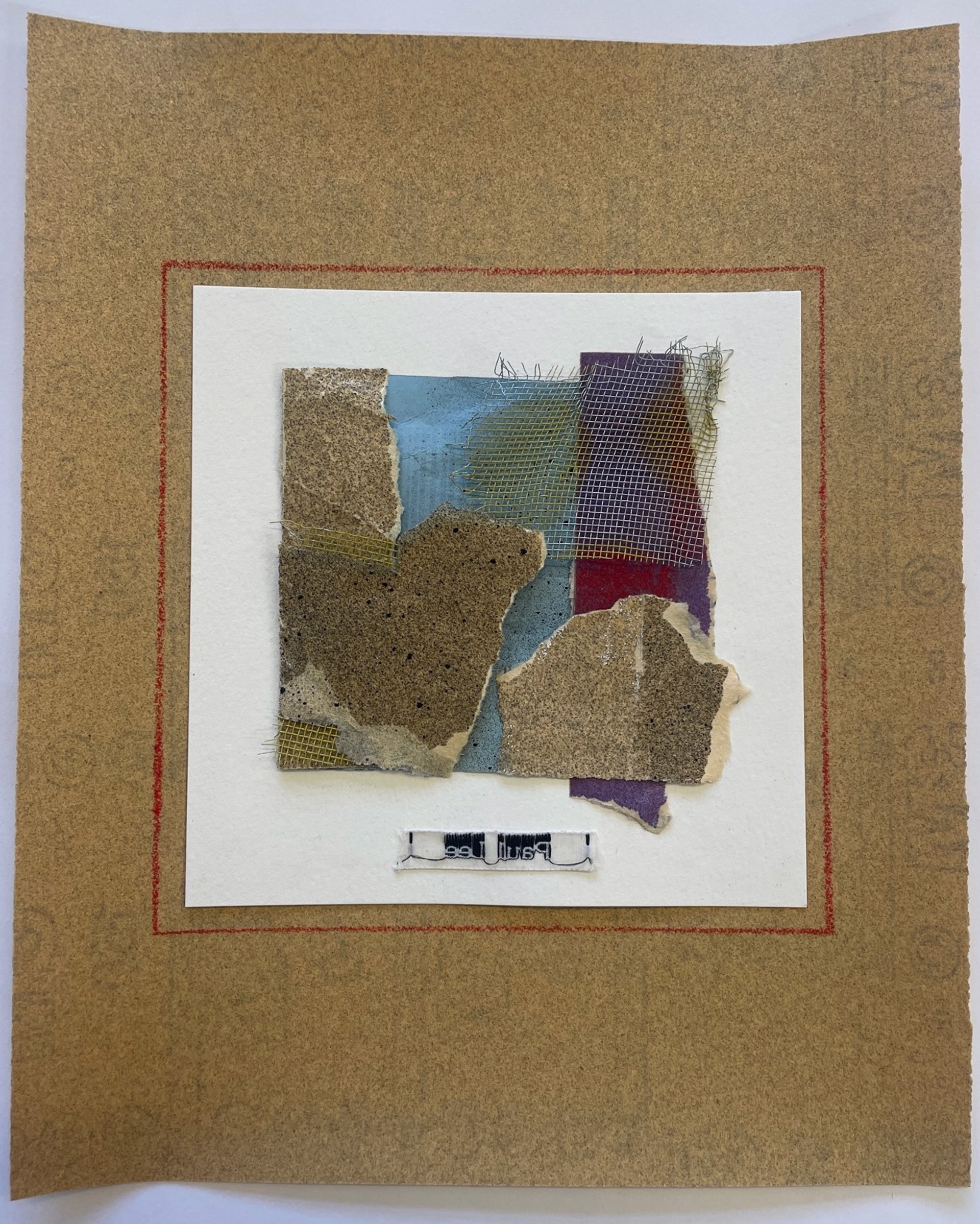 Sandpaper Collage No. 10 by Paul Lee