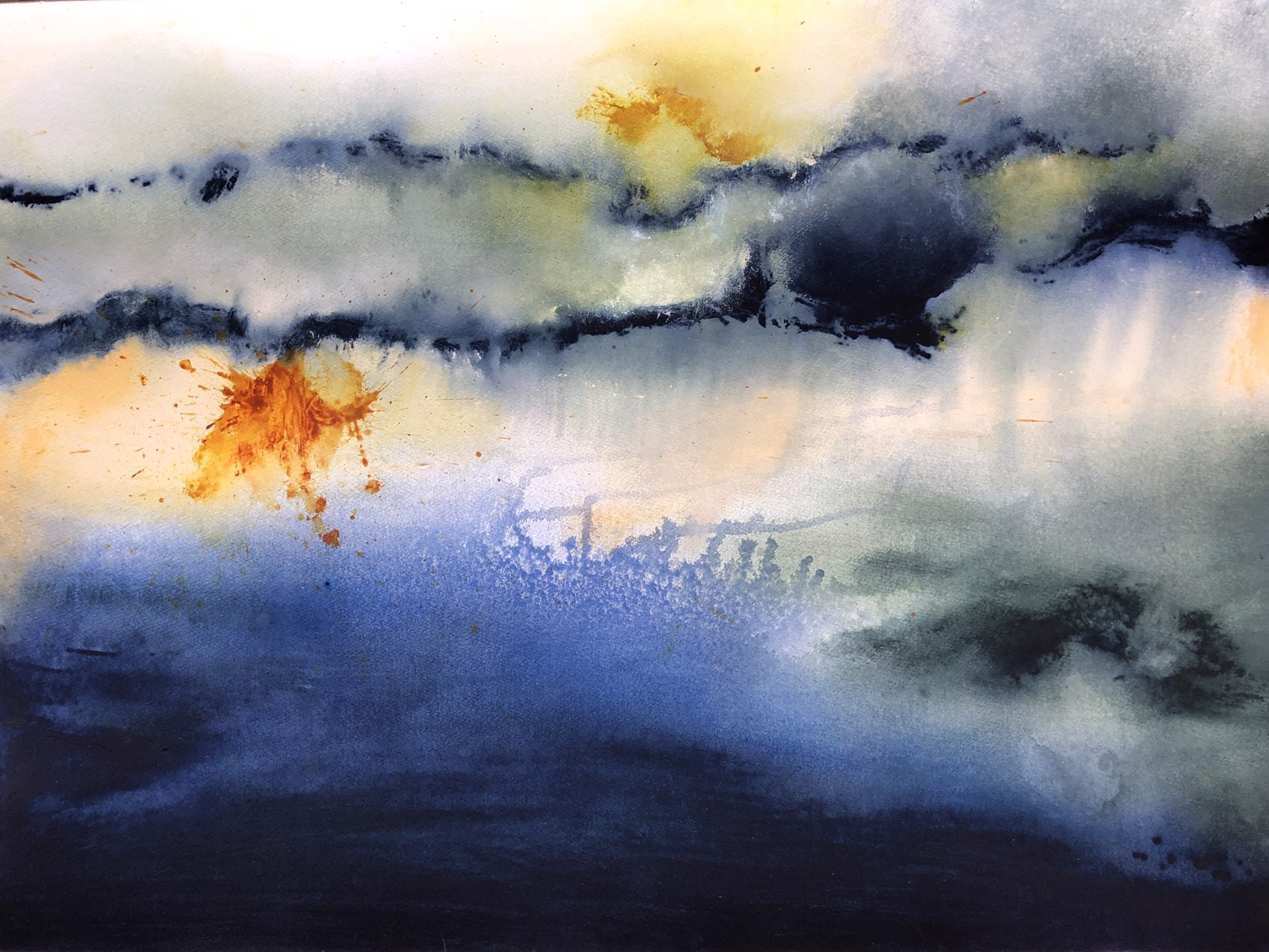 Islands In The Sky I by Celia Reigle