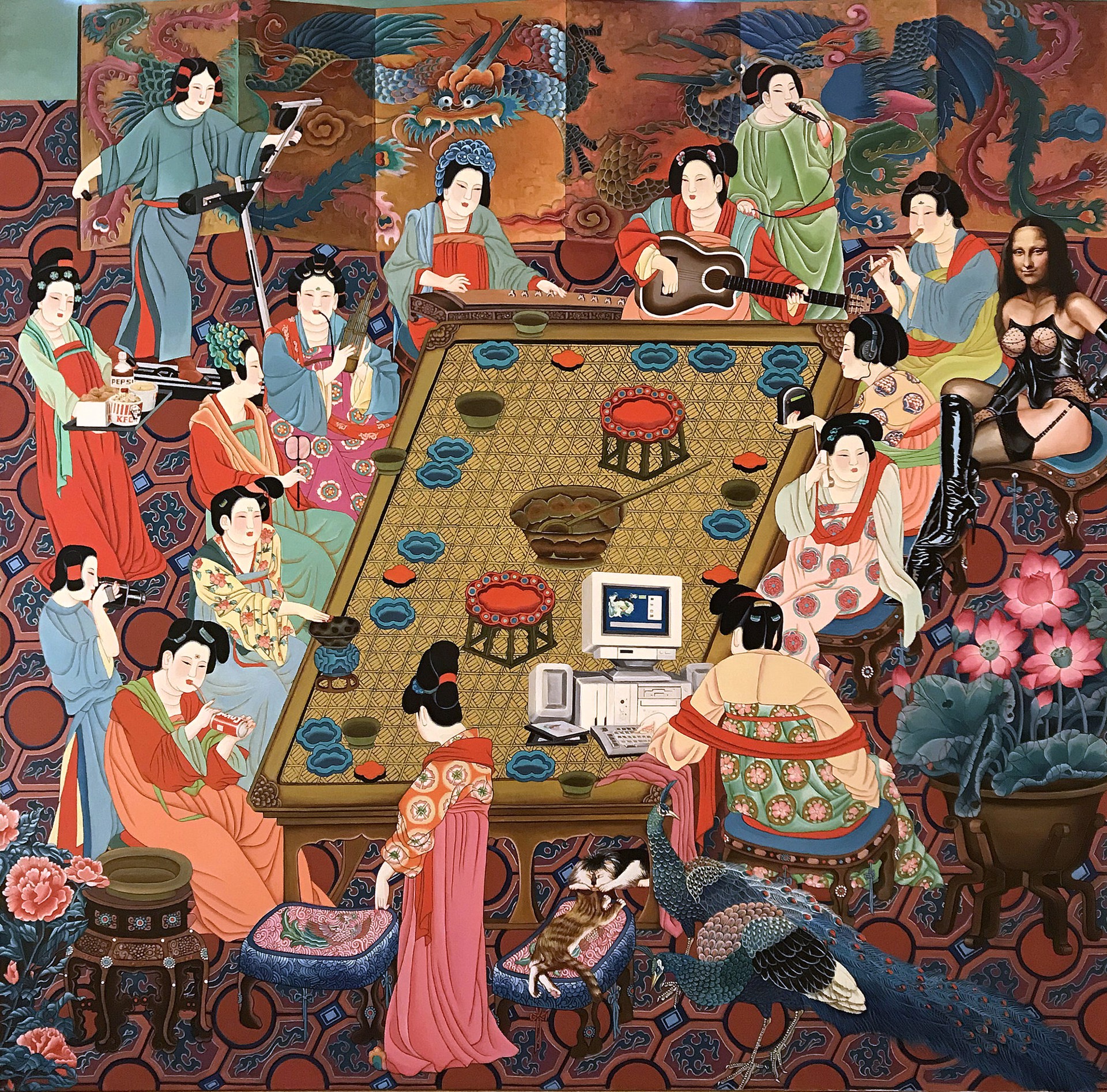 Gathering by Hu Ming