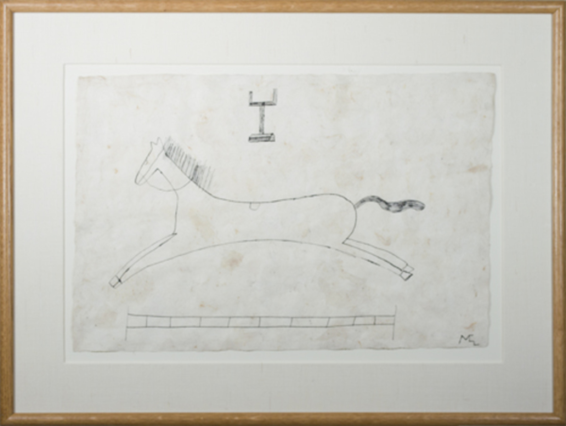 Jumping Horse by Miguel-Castro Leñero