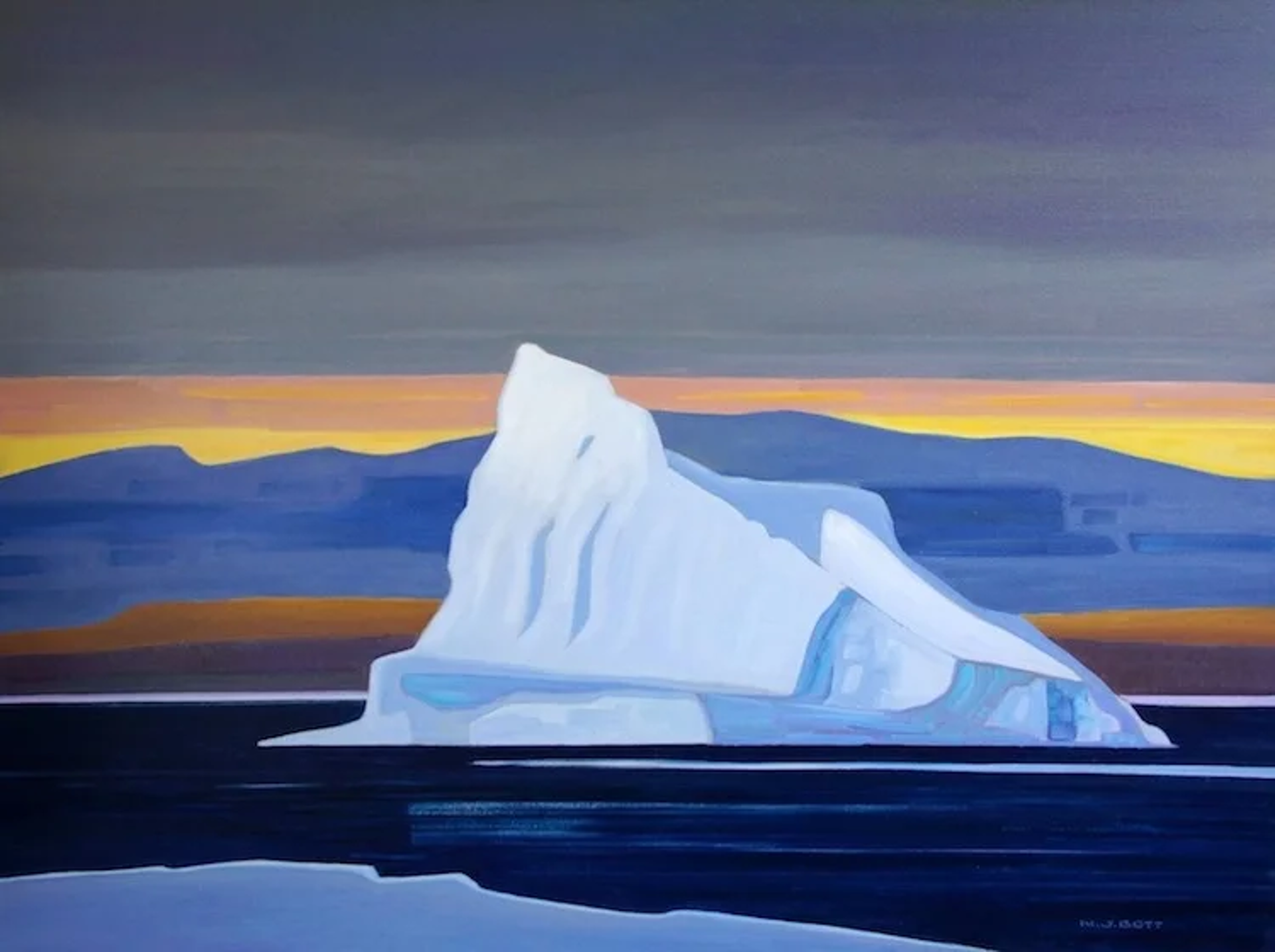 Iceberg, Davis Strait by Nicholas Bott