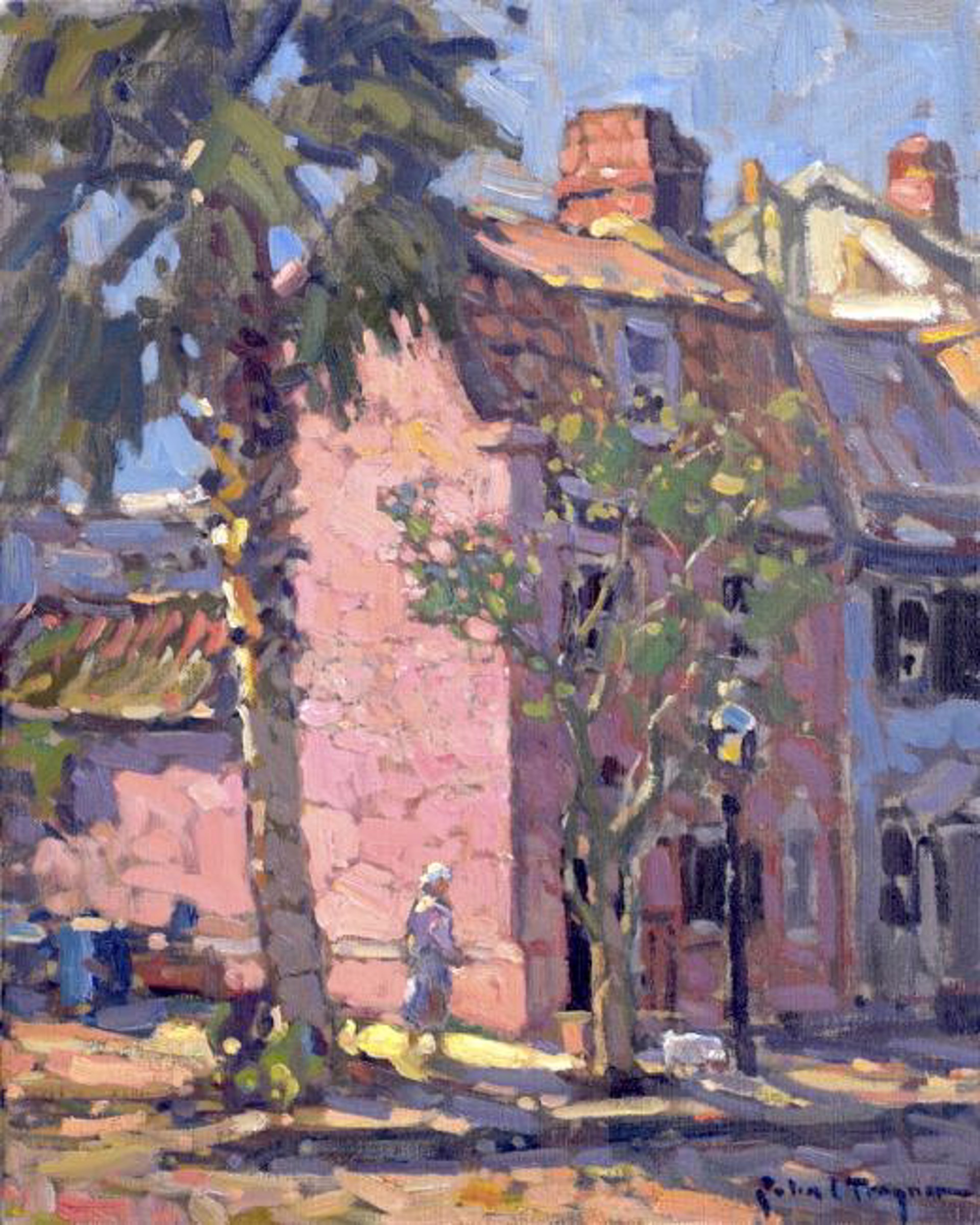 Pink Houses, Charleston by John C. Traynor
