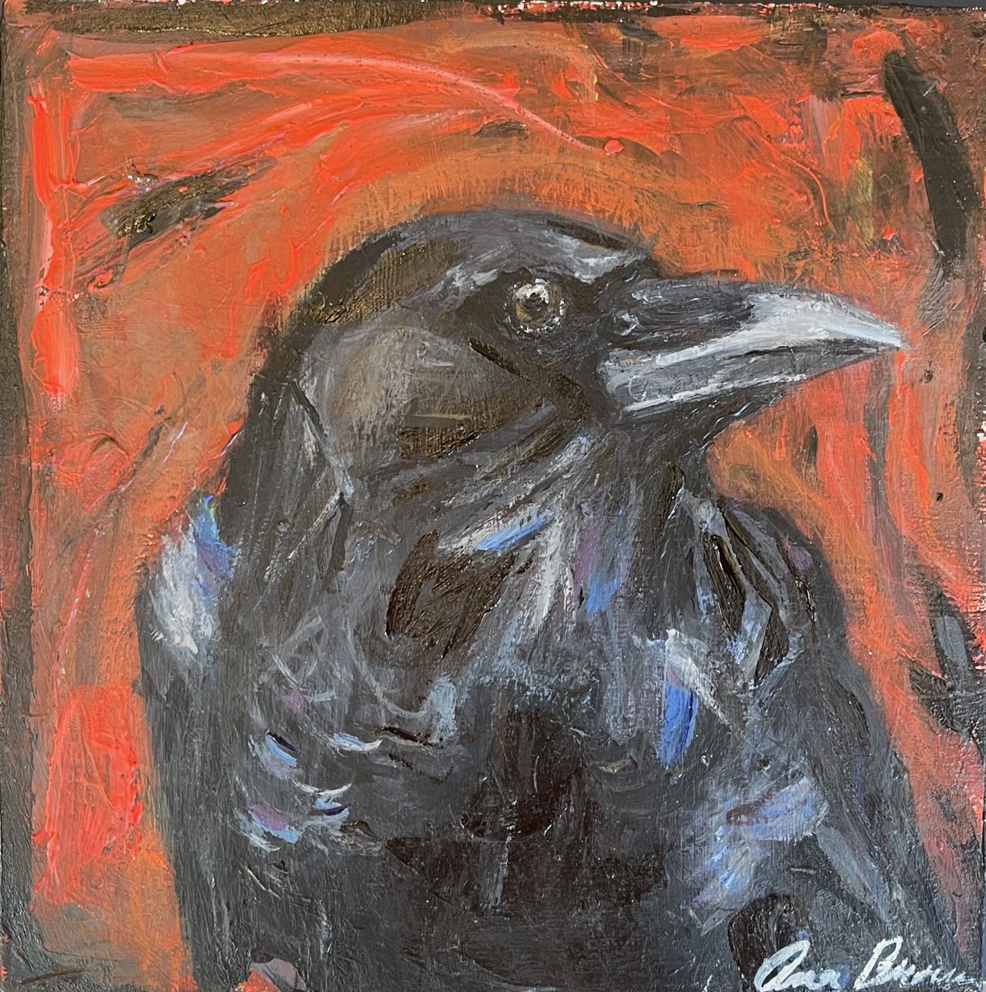 Passionate Crow by Ana Brown