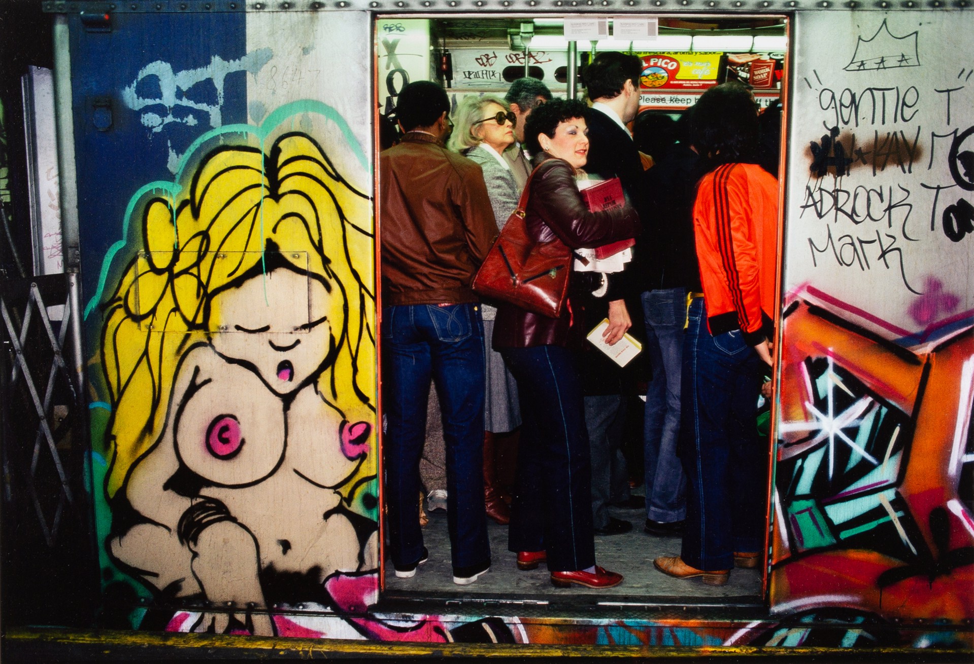 Busty Woman and Adrock tag by Martha Cooper