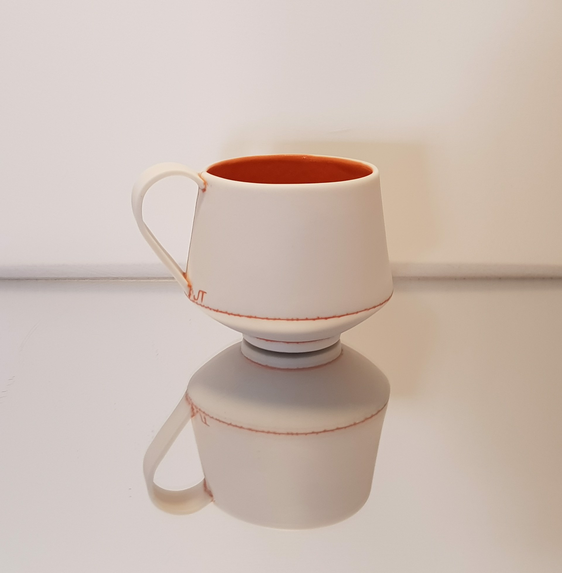 Breakfast Cup Orange by Jessica Thorn