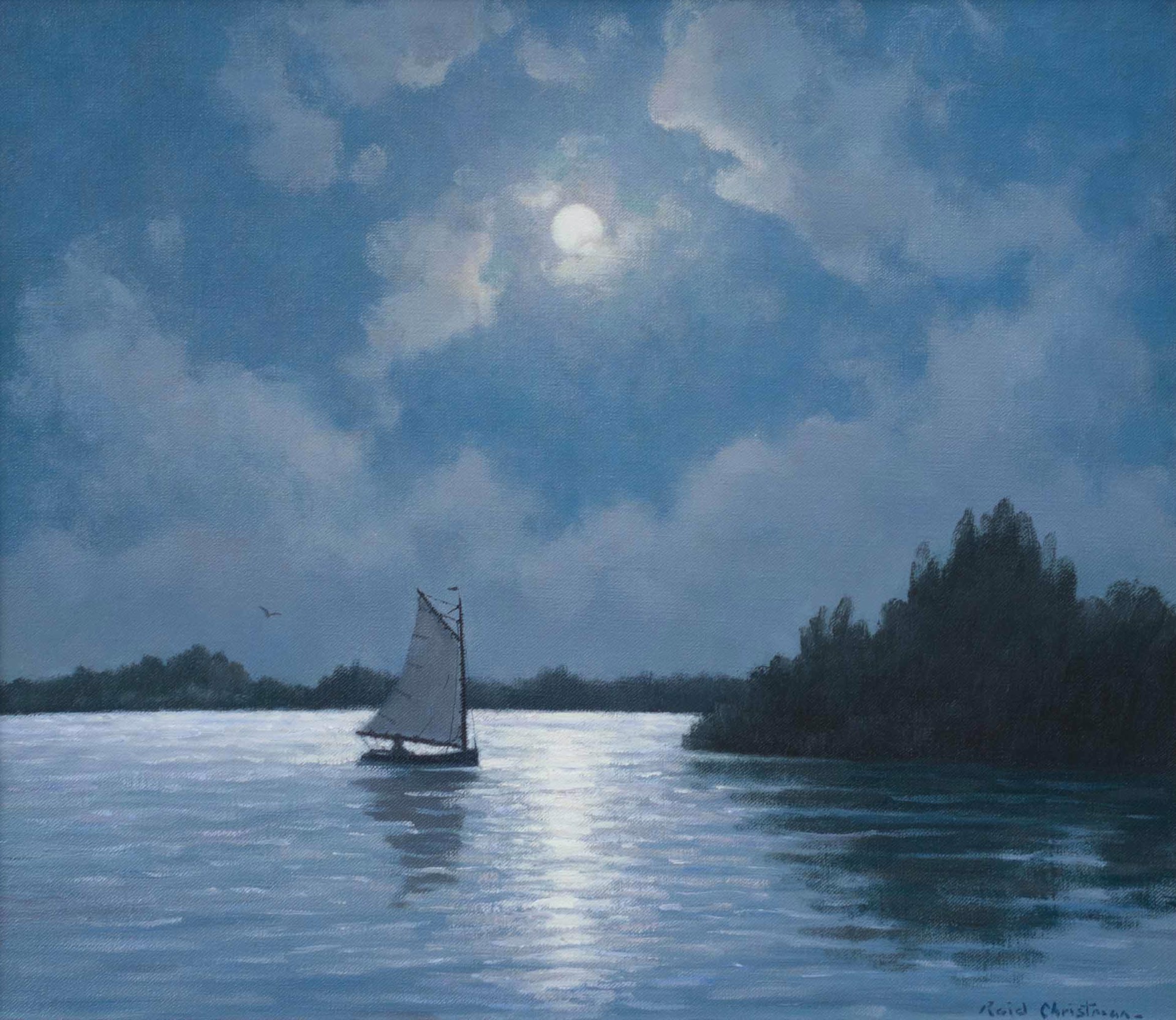 Moonlight in the Cut by Reid Christman