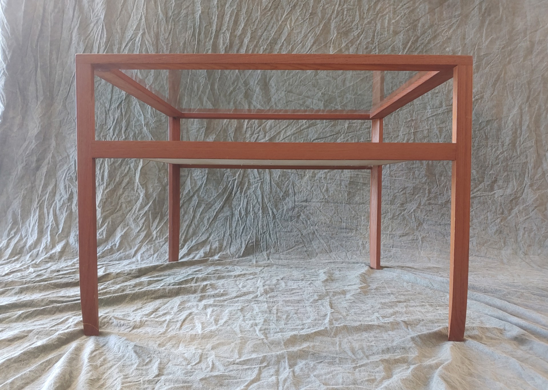 Bespoke Wood & Glass Display Table - Furniture by David Amdur