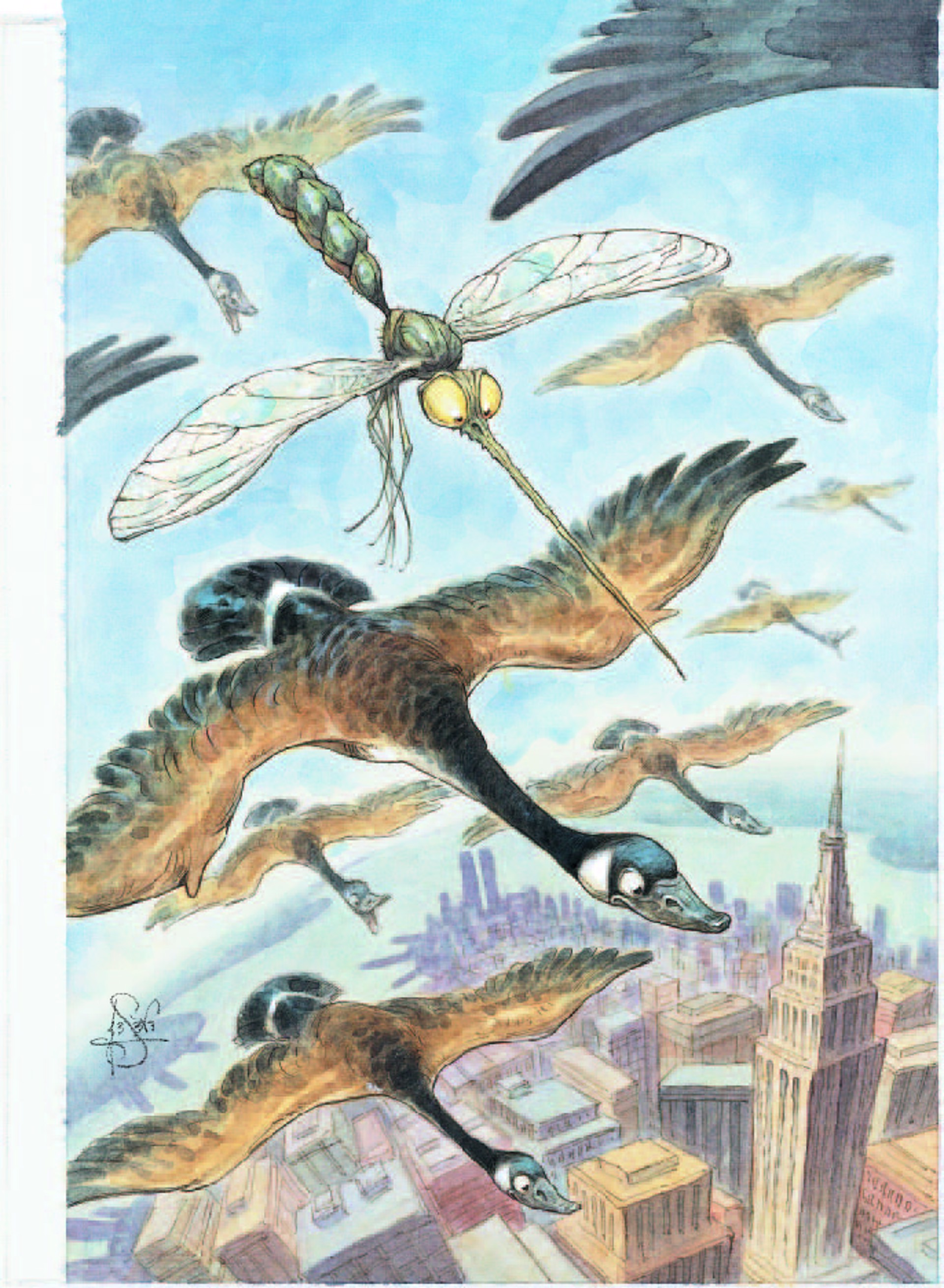 New Yorker Cover "The bite of spring" by Peter de Sève