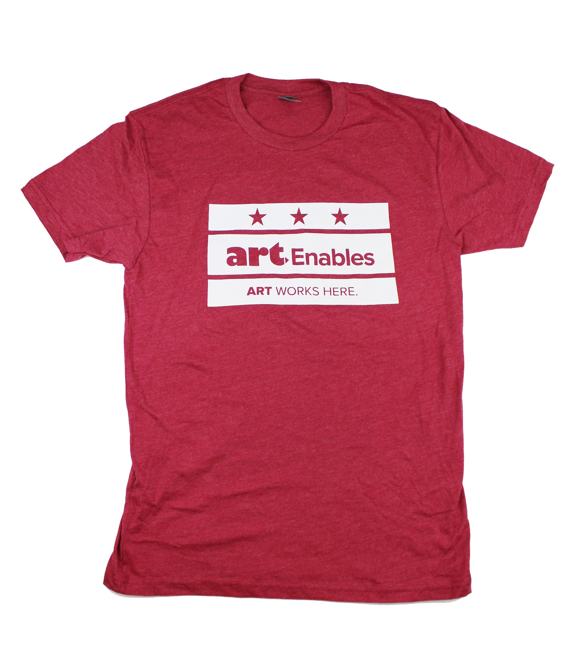 T-Shirt, Red Logo, Large by Art Enables Merchandise