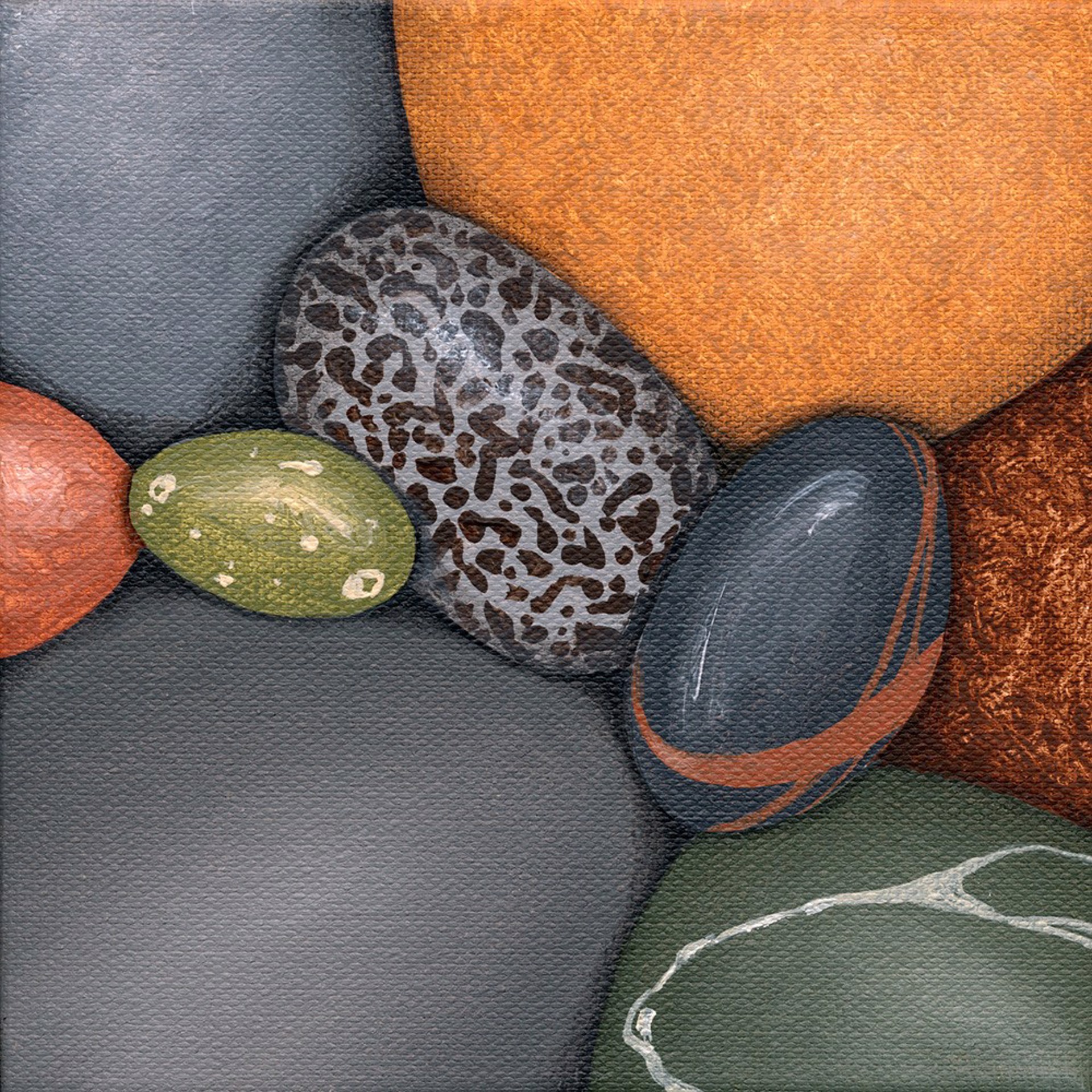Pebble Painting #626 by Kristina Boardman