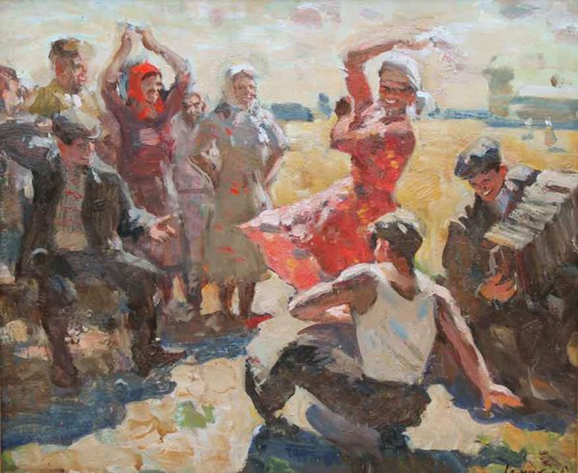 Dancing by Oleg Lomakin