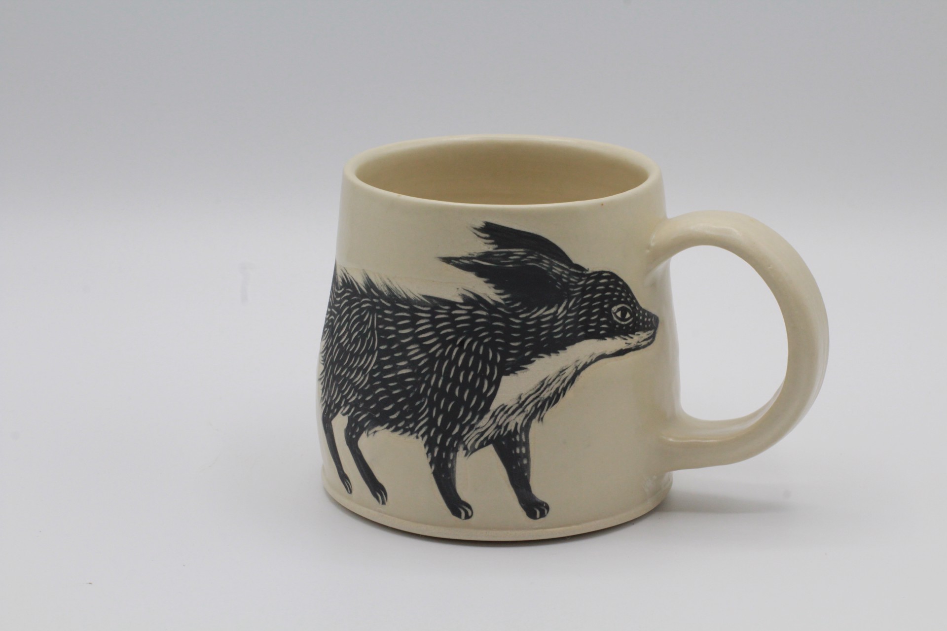 Fox Handle Mug by Christine Sutton