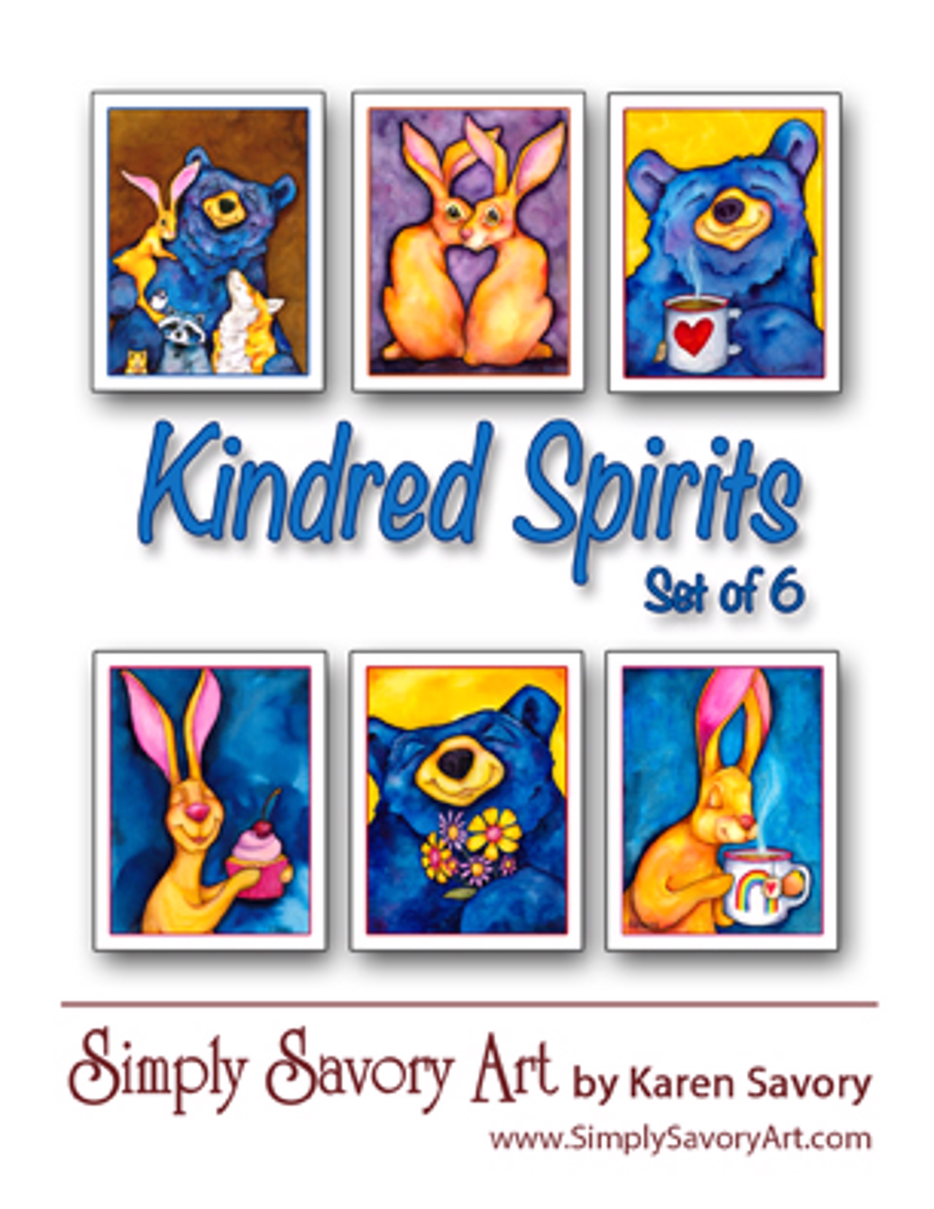 Kindred Spirits Art Card Pack by Karen Savory