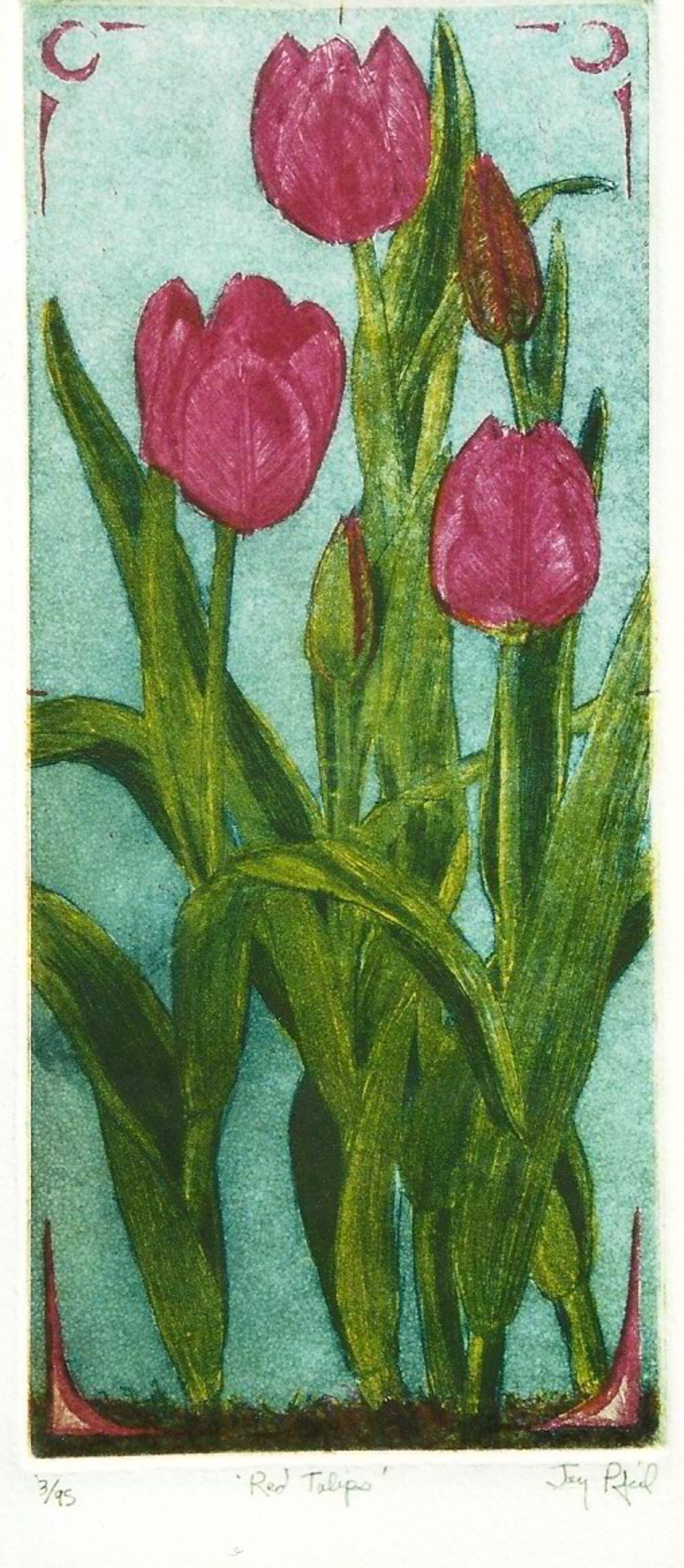 Red Tulips by Jay Pfeil
