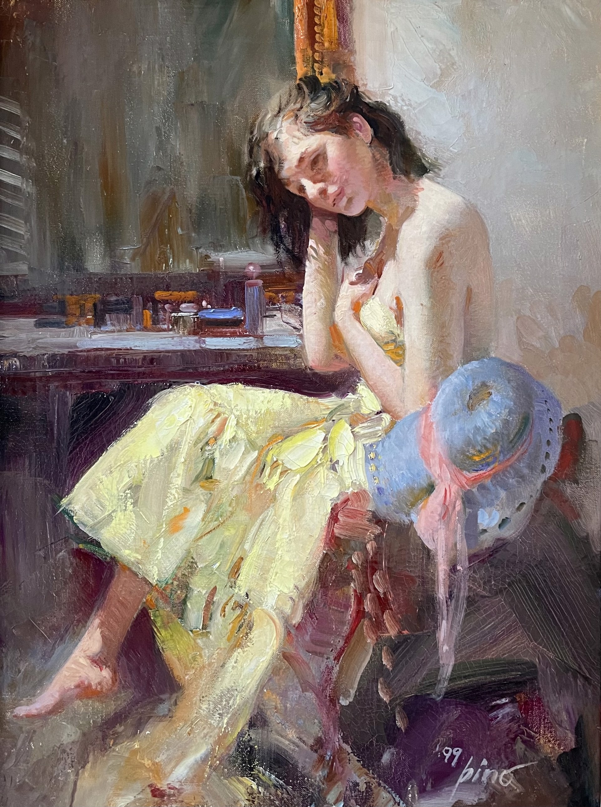 At The Dressing Table by Pino