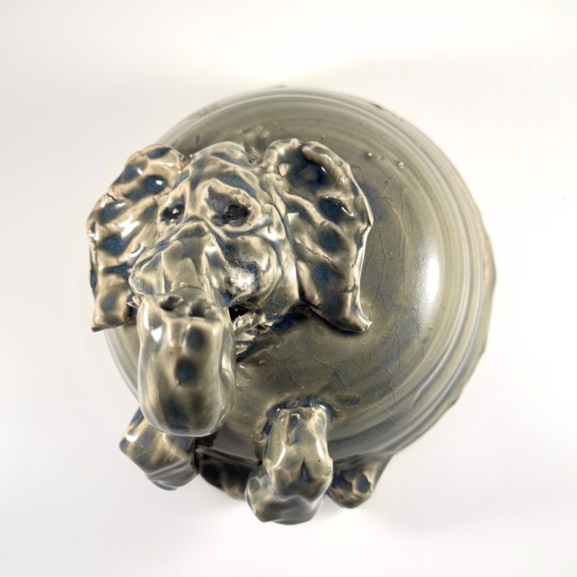 Elephant Wall Bank KK24-03 by Kate Krause | Dare/Sandpiper Gallery