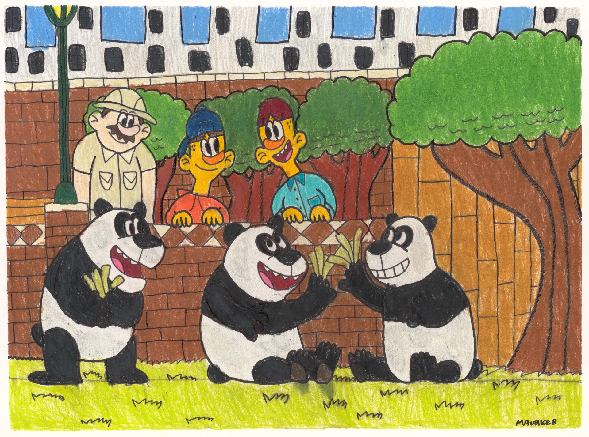 Pandas by Maurice Barnes