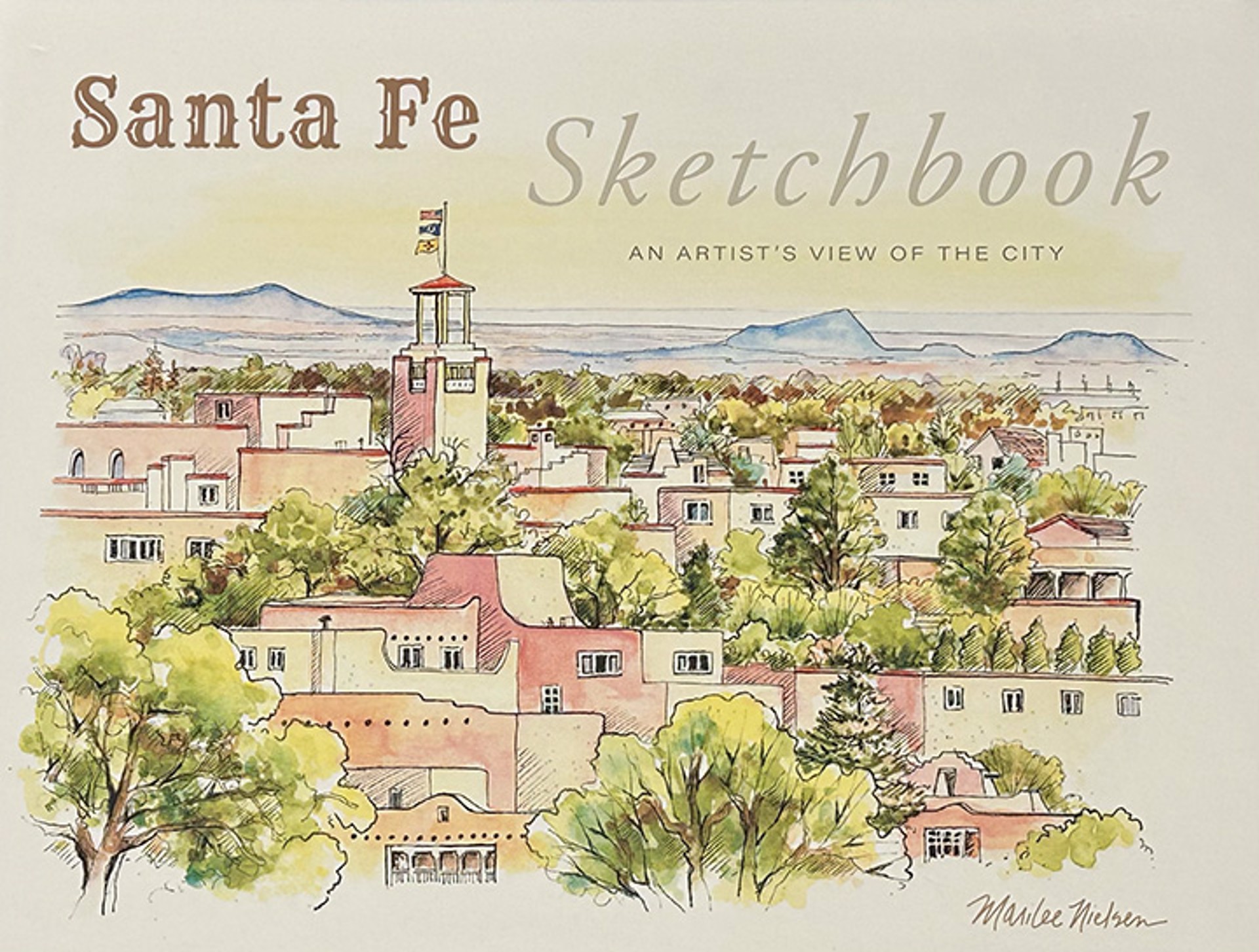 Signed Santa Fe Sketchbook G.O. by Marilee Nielsen