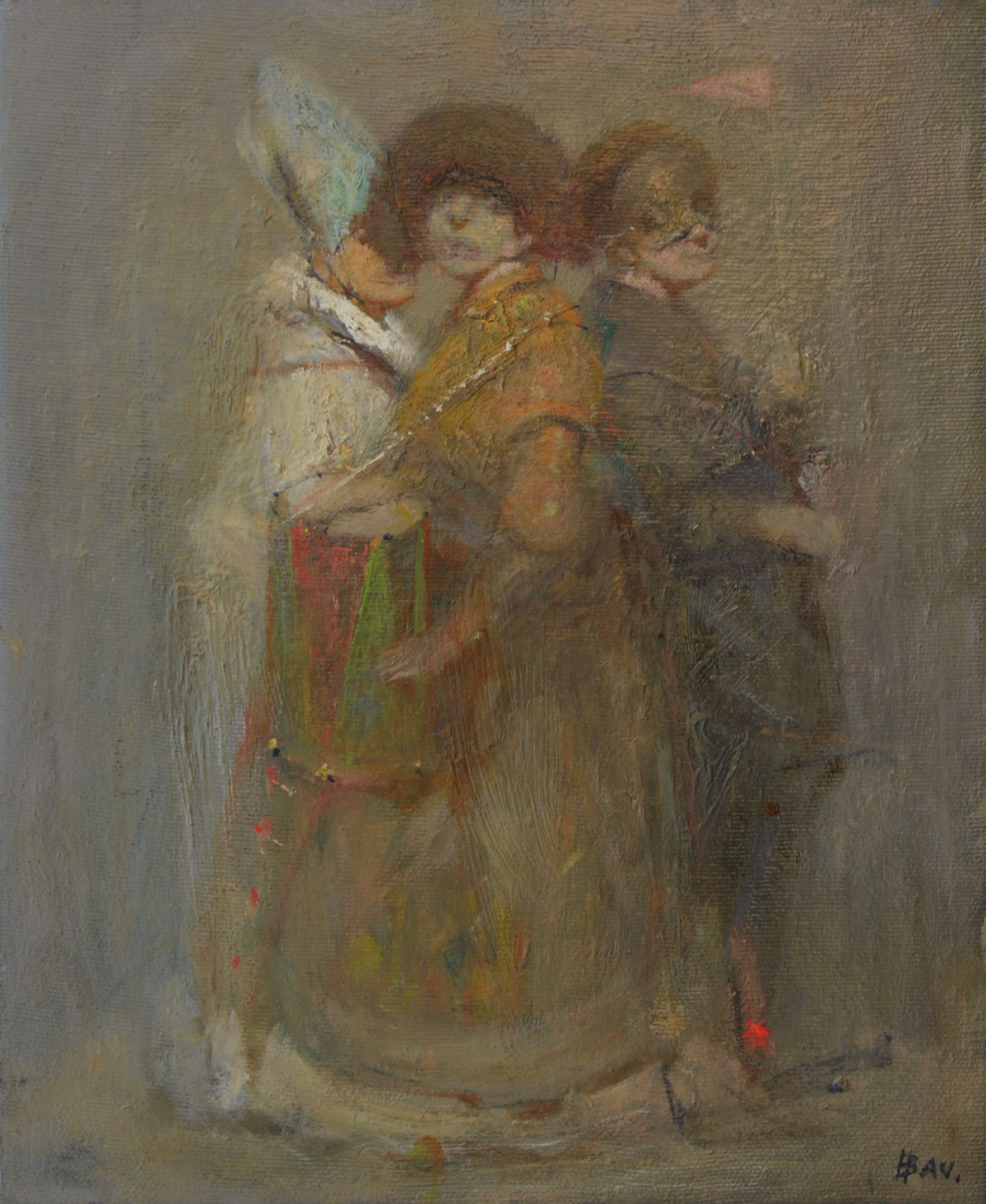 Three People by Vachagan Narazyan