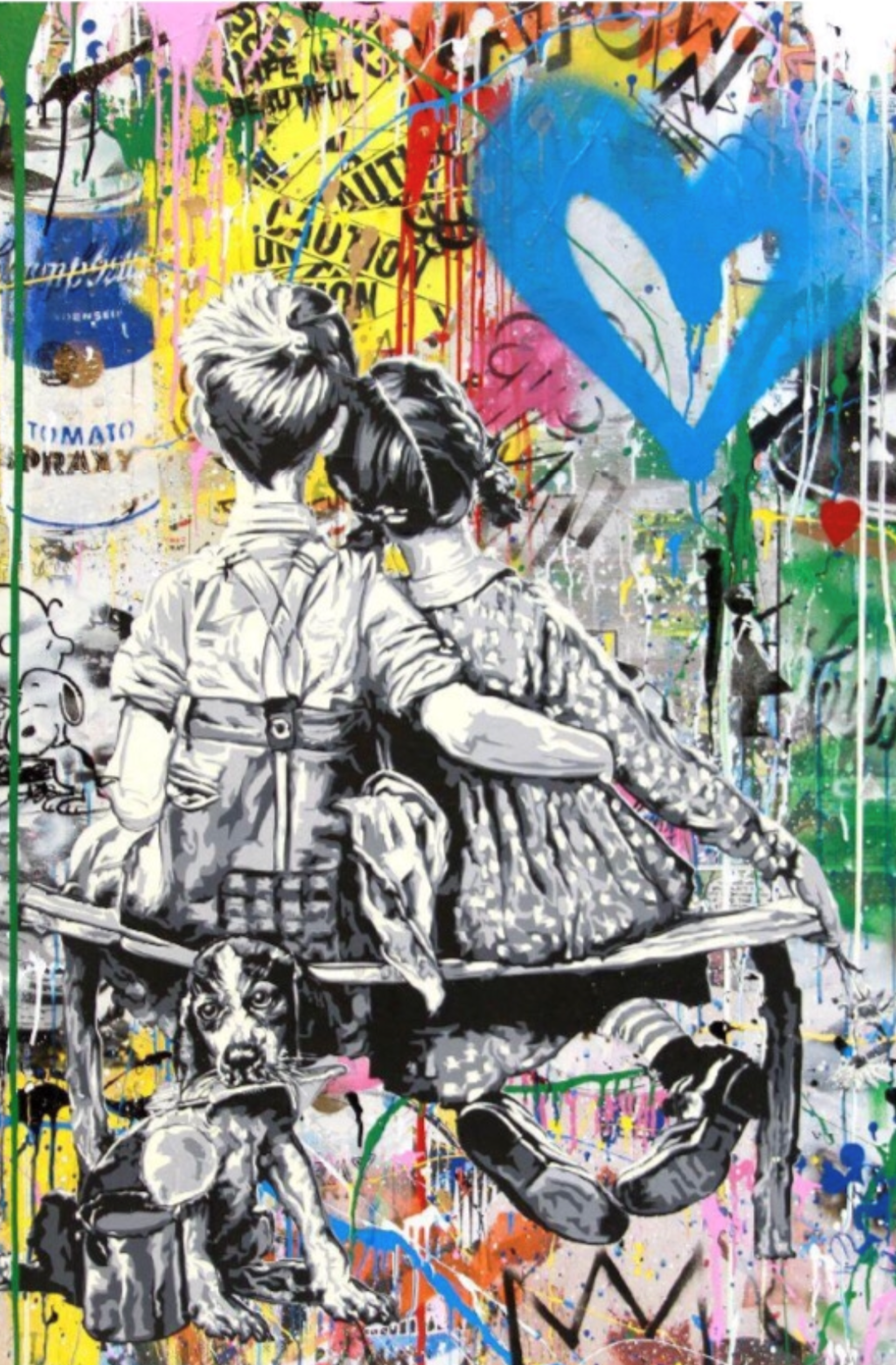 Work Well Together- SOLD Commissions Available Upon Request by Mr. Brainwash