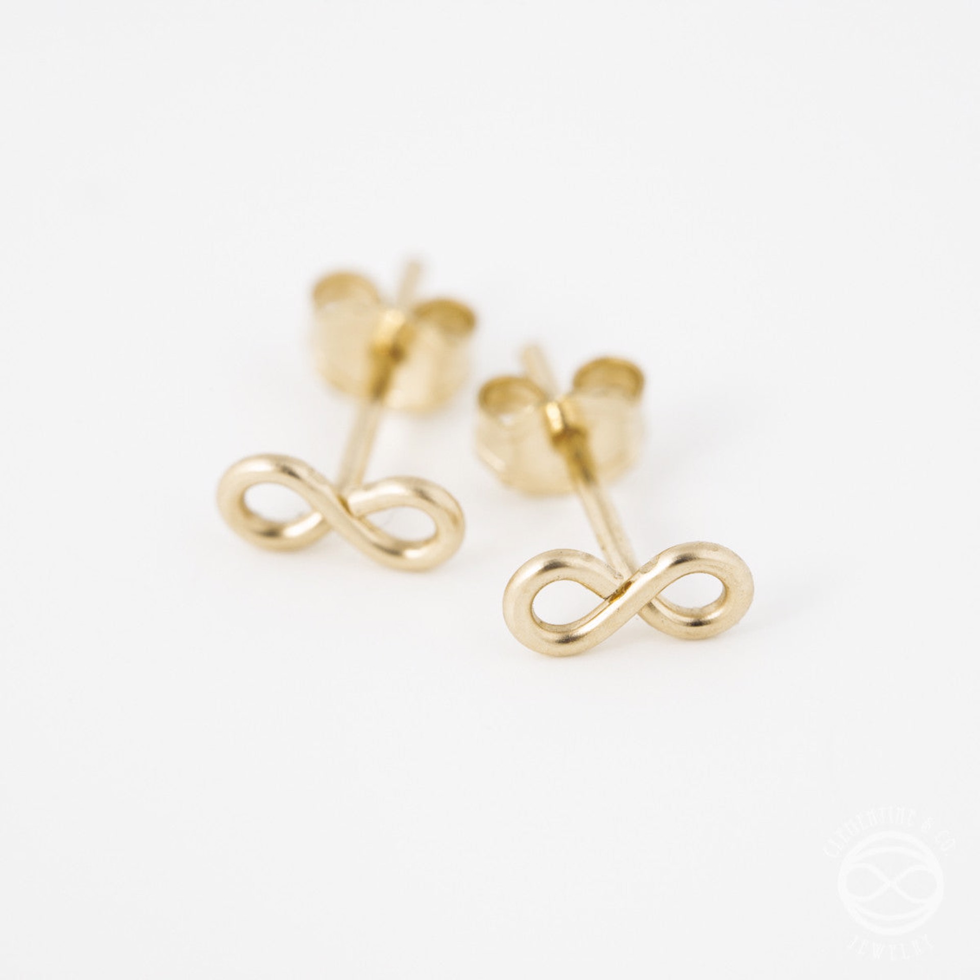 Shape Studs in Gold - Infinity by Clementine & Co. Jewelry
