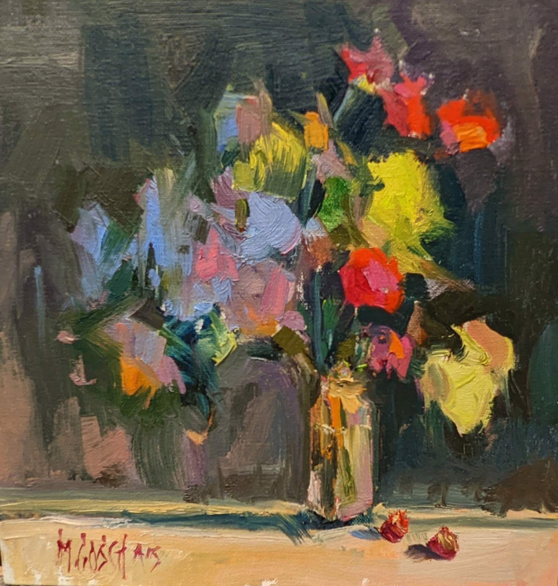 Roses & Hydrangea by Millie Gosch