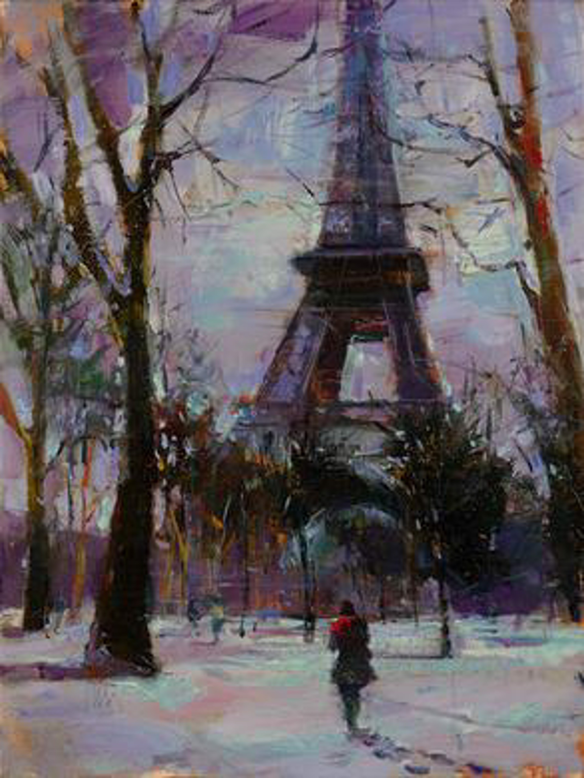 Winter In Paris by Michael Flohr
