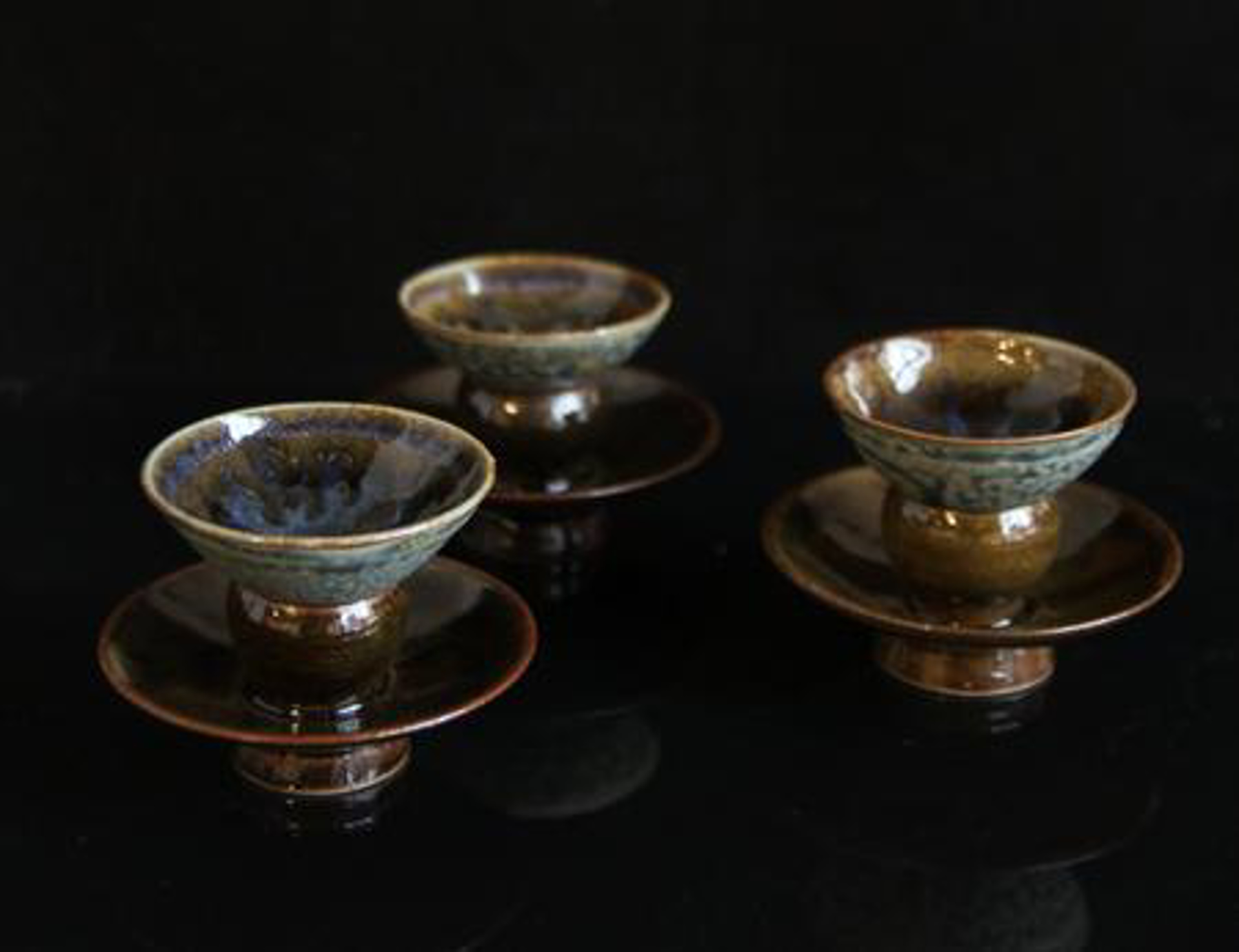 Sake Cup & Saucer Set by Rich Gerald