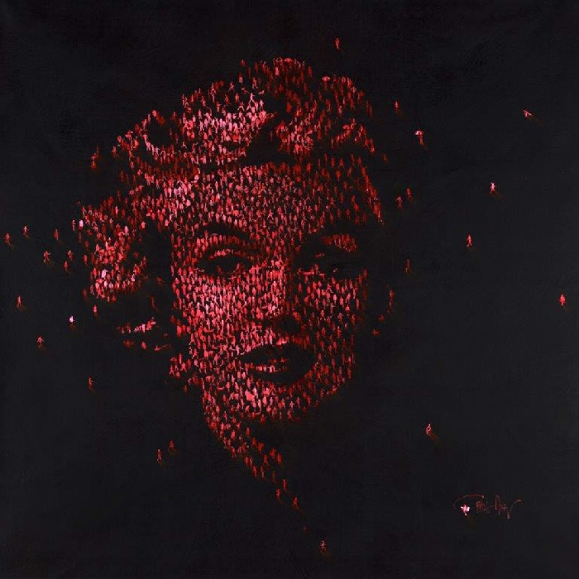 Marilyn, Dressed in Red by Craig Alan, Populus Figurative