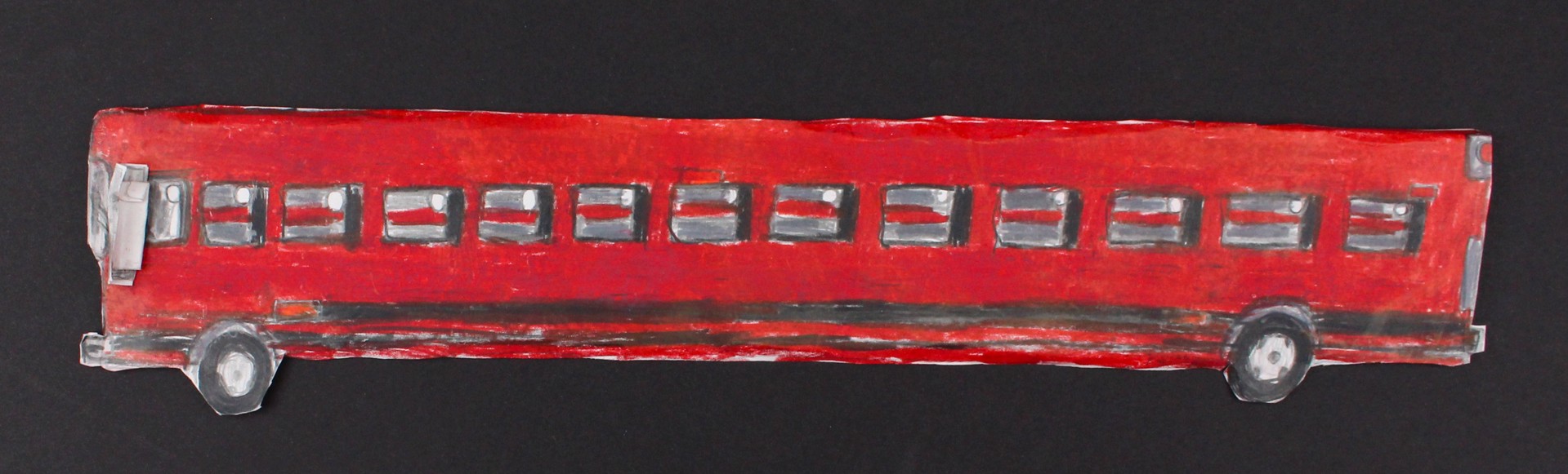 Red Bus by Michael Haynes