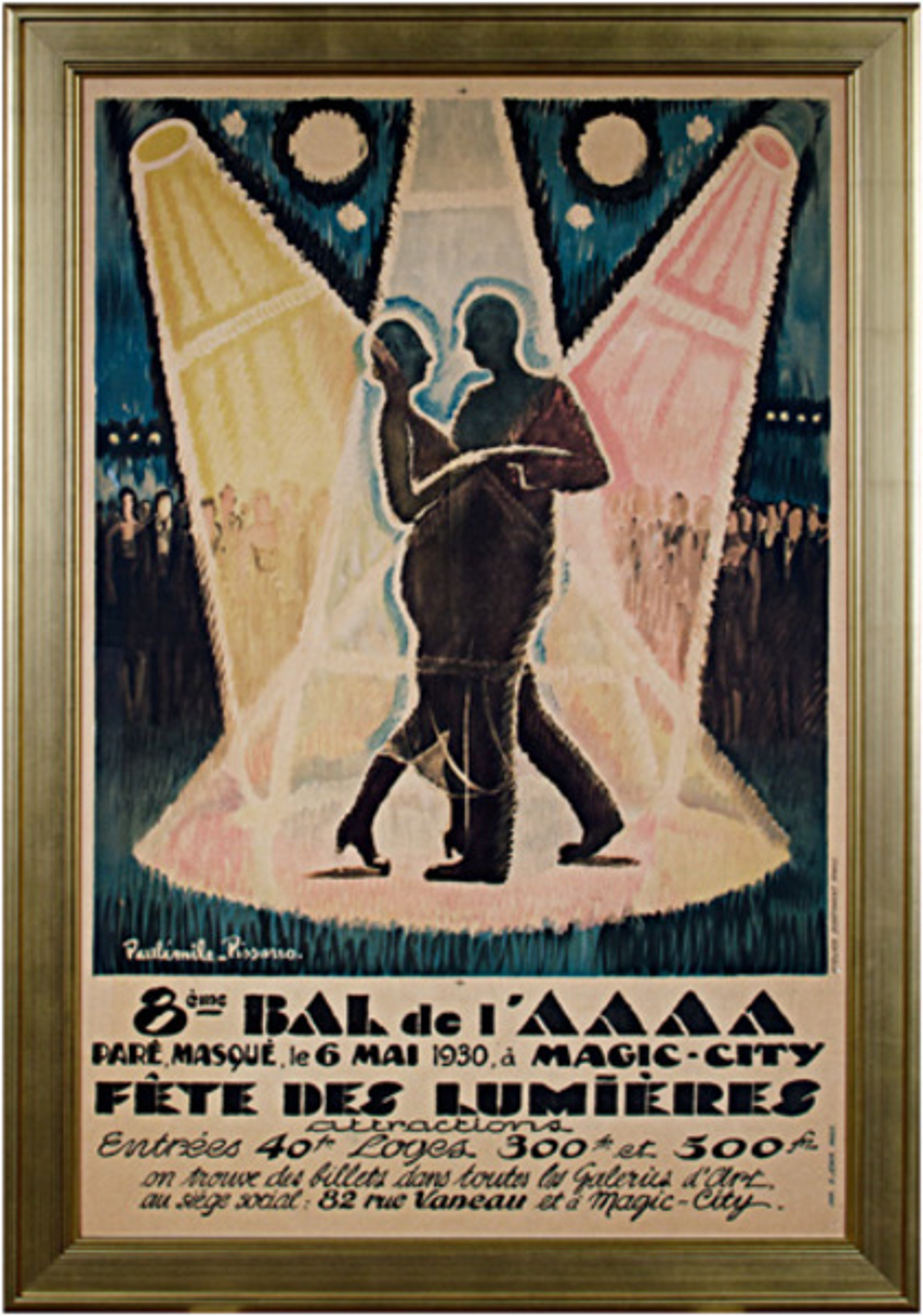 Bal de l'AAAA Festival of Light by Paul-Emile Pissarro
