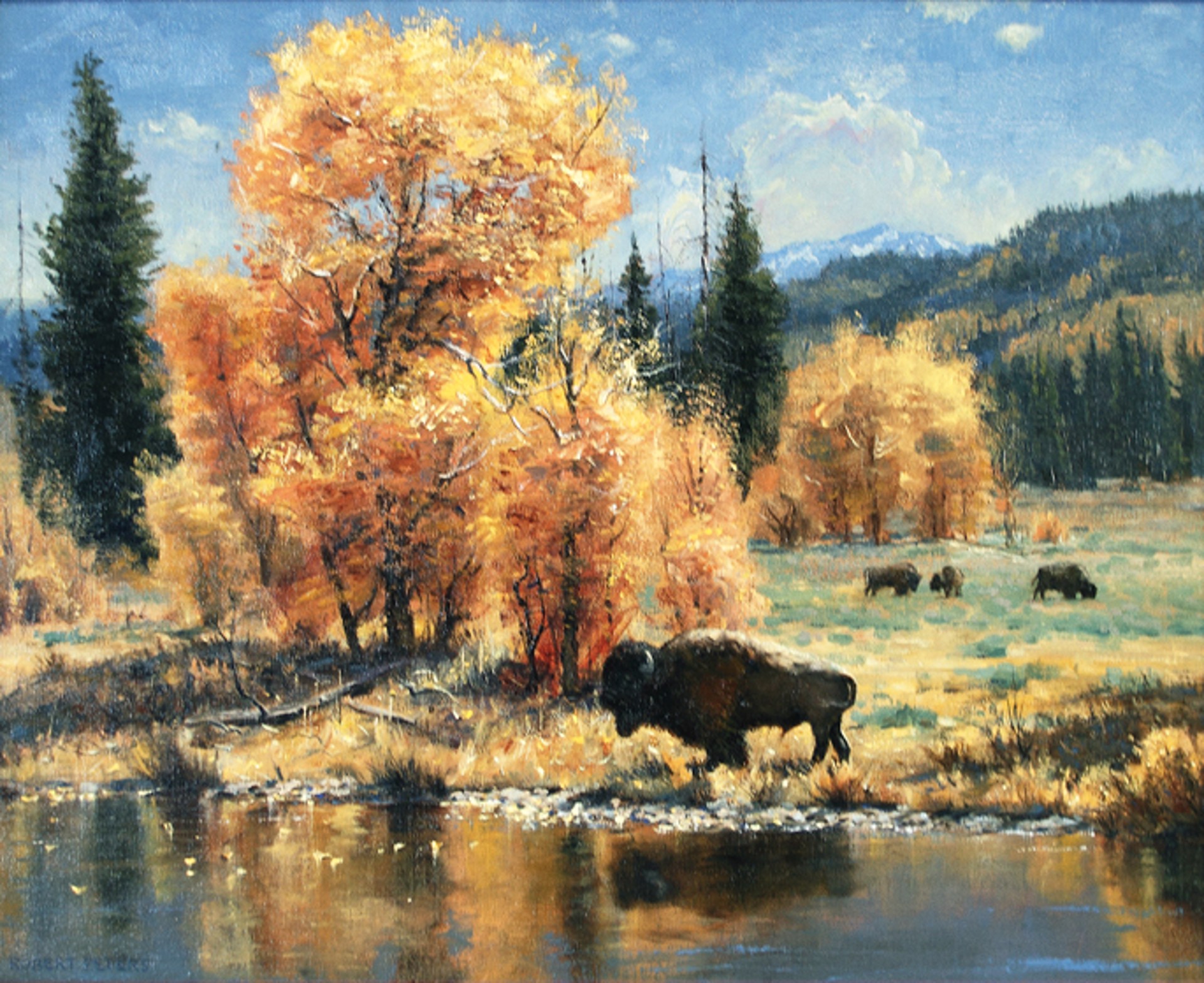 Yellowstone Autumn by Robert Peters | Pitzer's Fine Arts