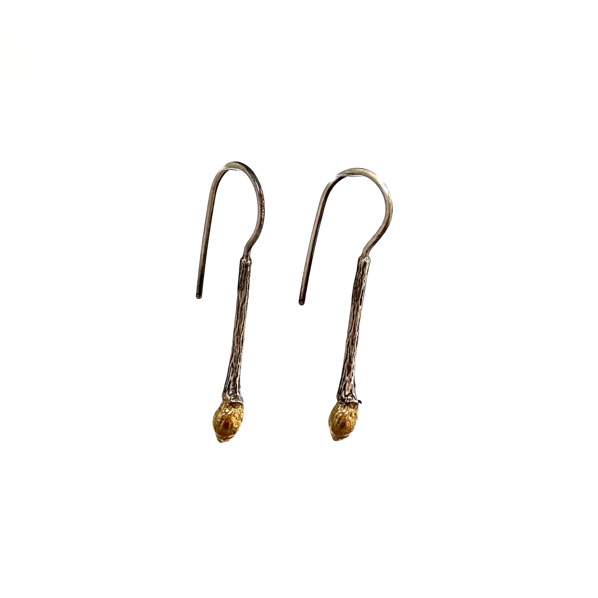 Linden earrings w/ 24k by Sara Thompson