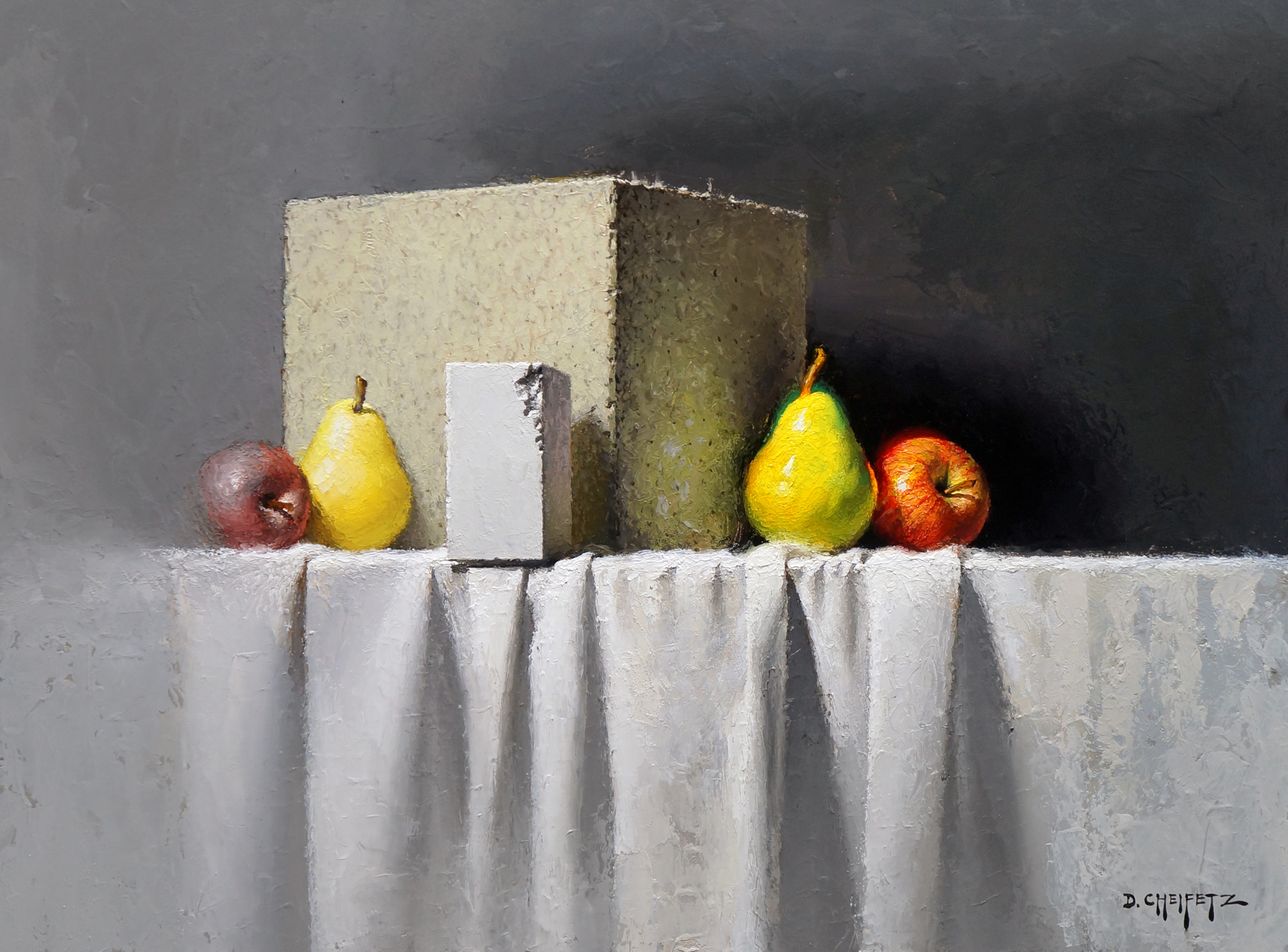 Chalk, Block, And Mirror by David Cheifetz