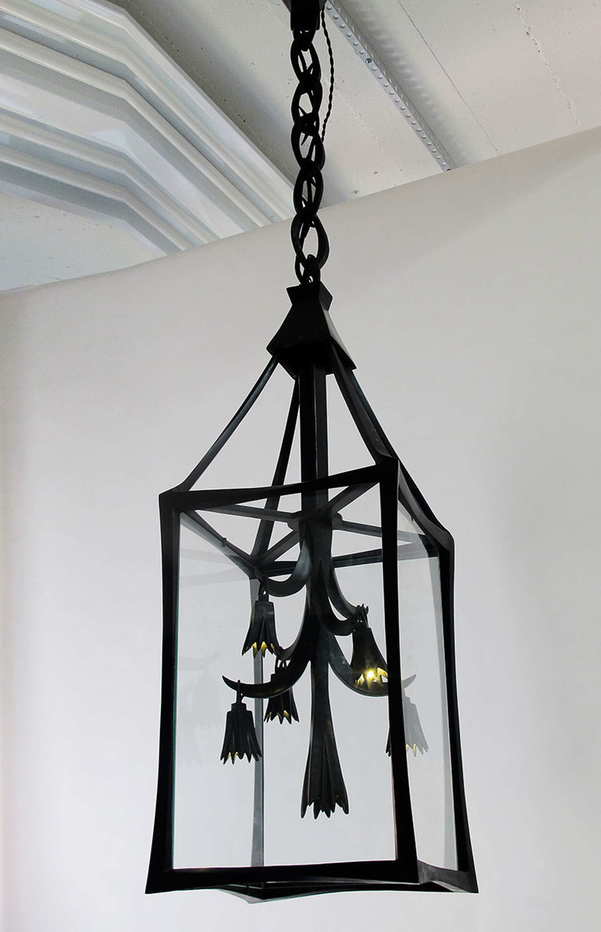 Bronze lantern by Anasthasia Millot