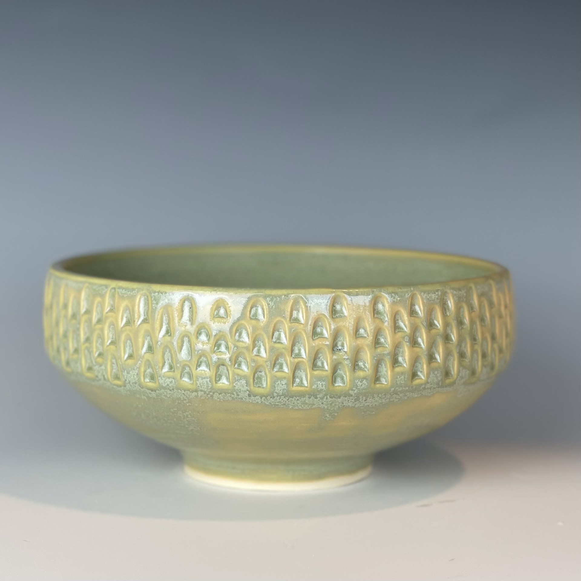 Chiseled Texture Serving Bowl by Mary Roberts