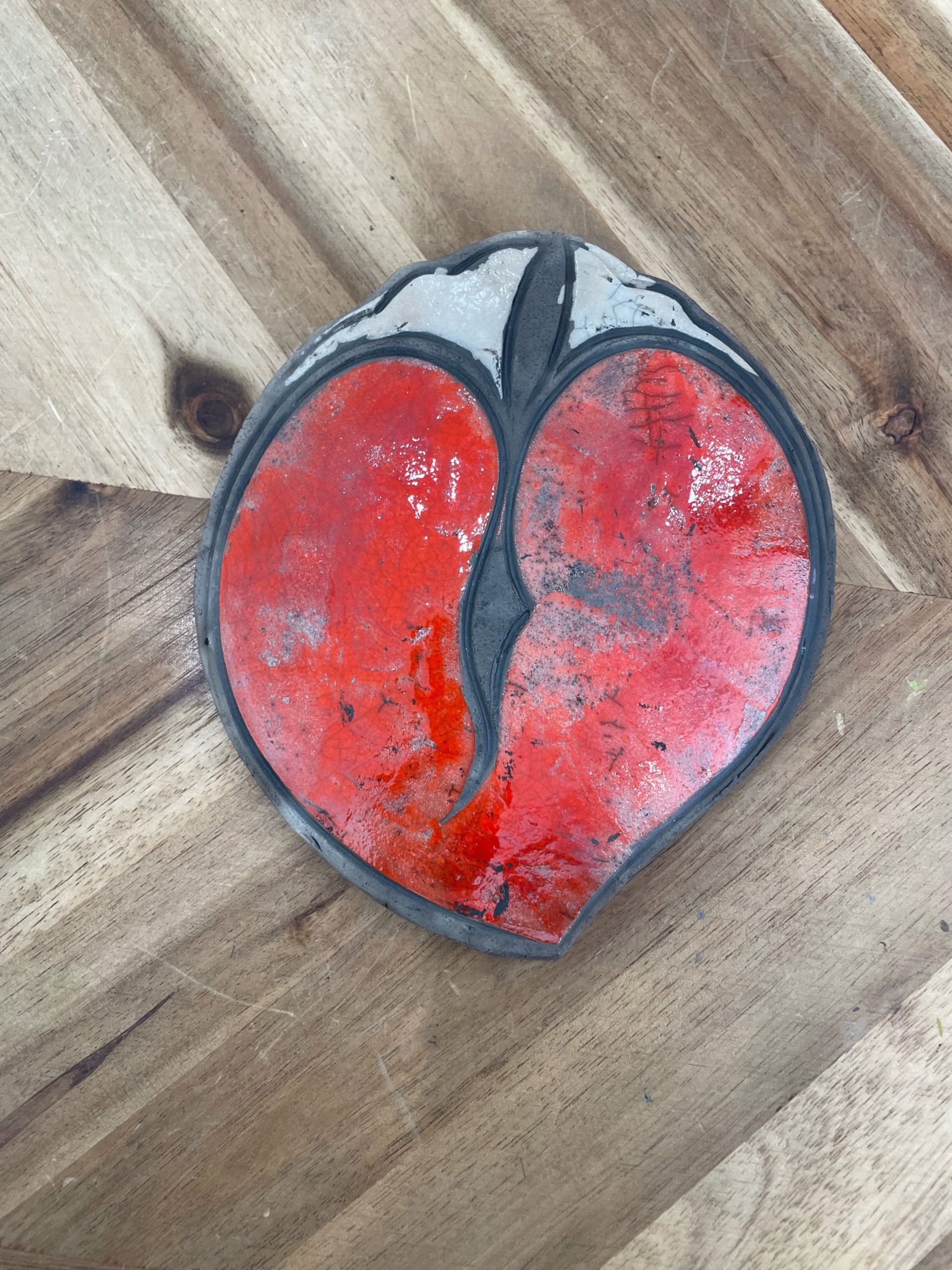 Red Obie Heart by Obie Clark