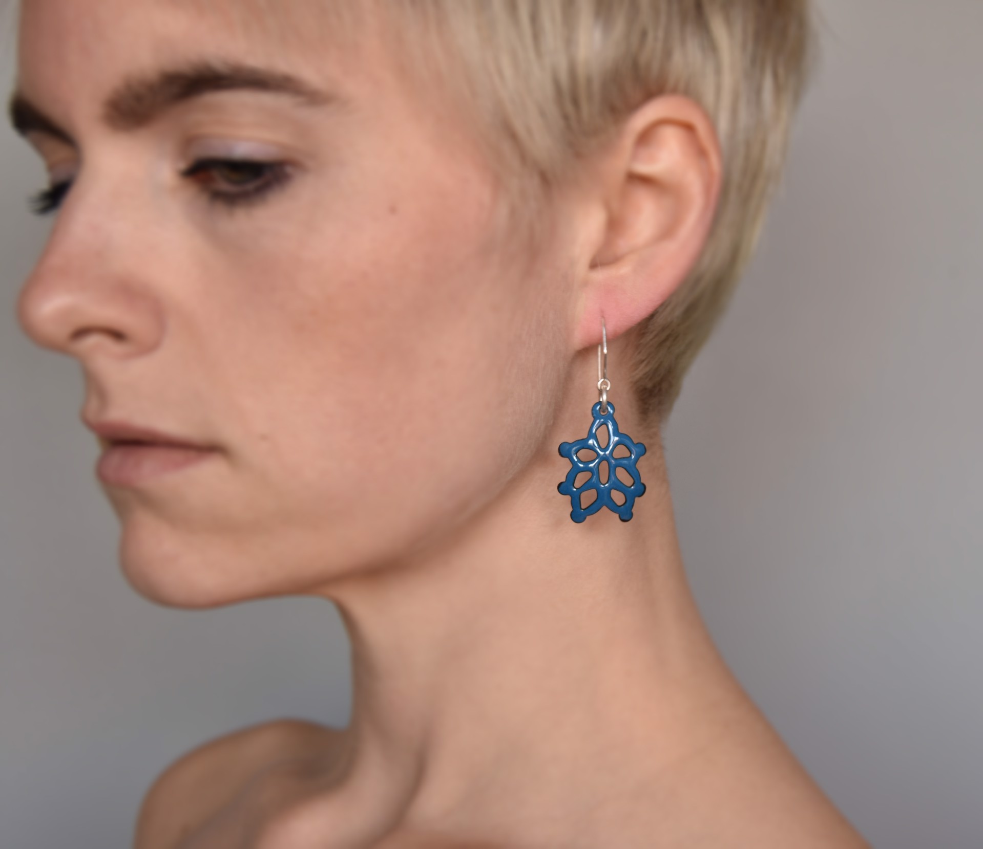 Lotus Structure Earrings by Joanna Nealey