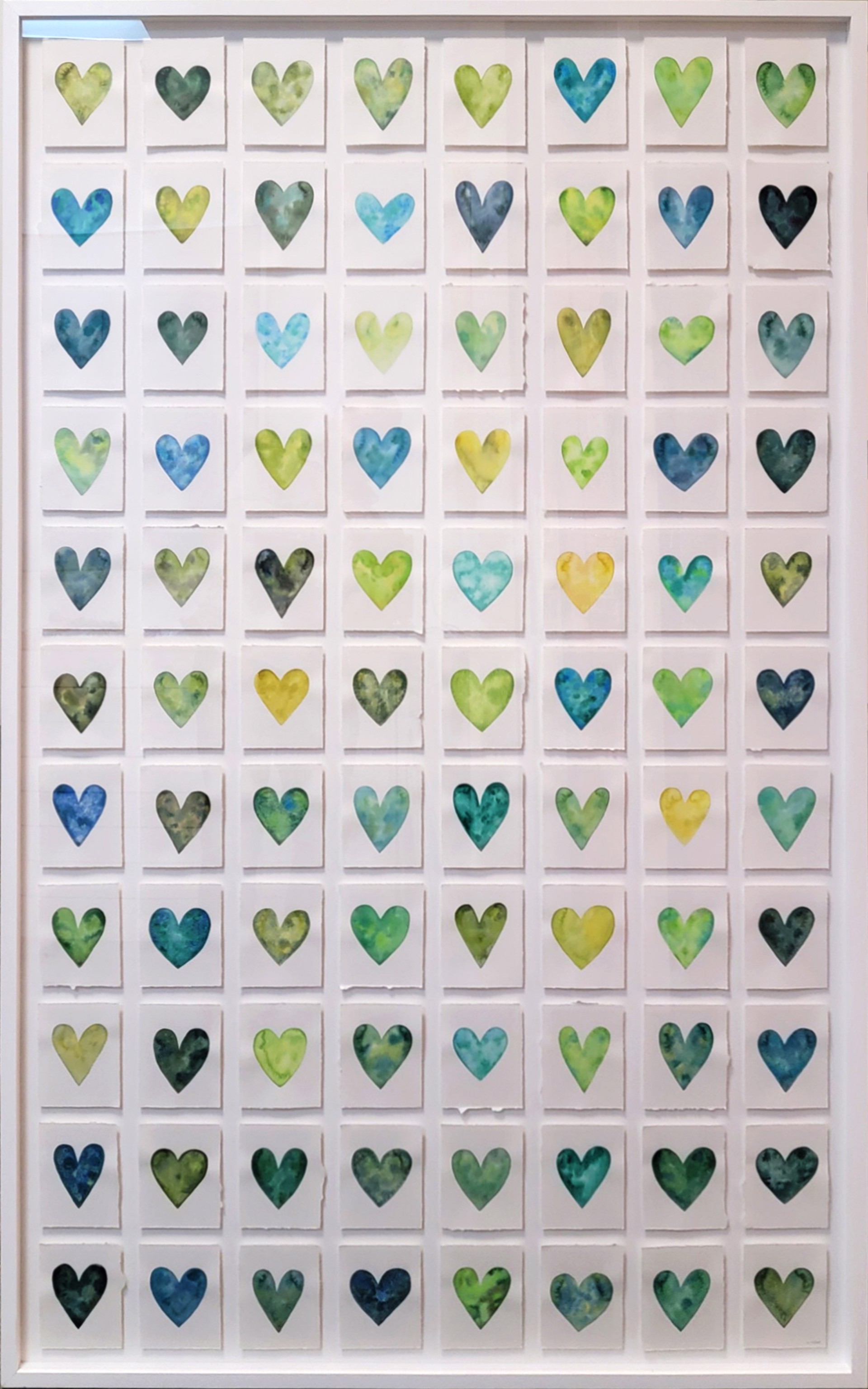 Green Hearts by Berkeley Hoerr