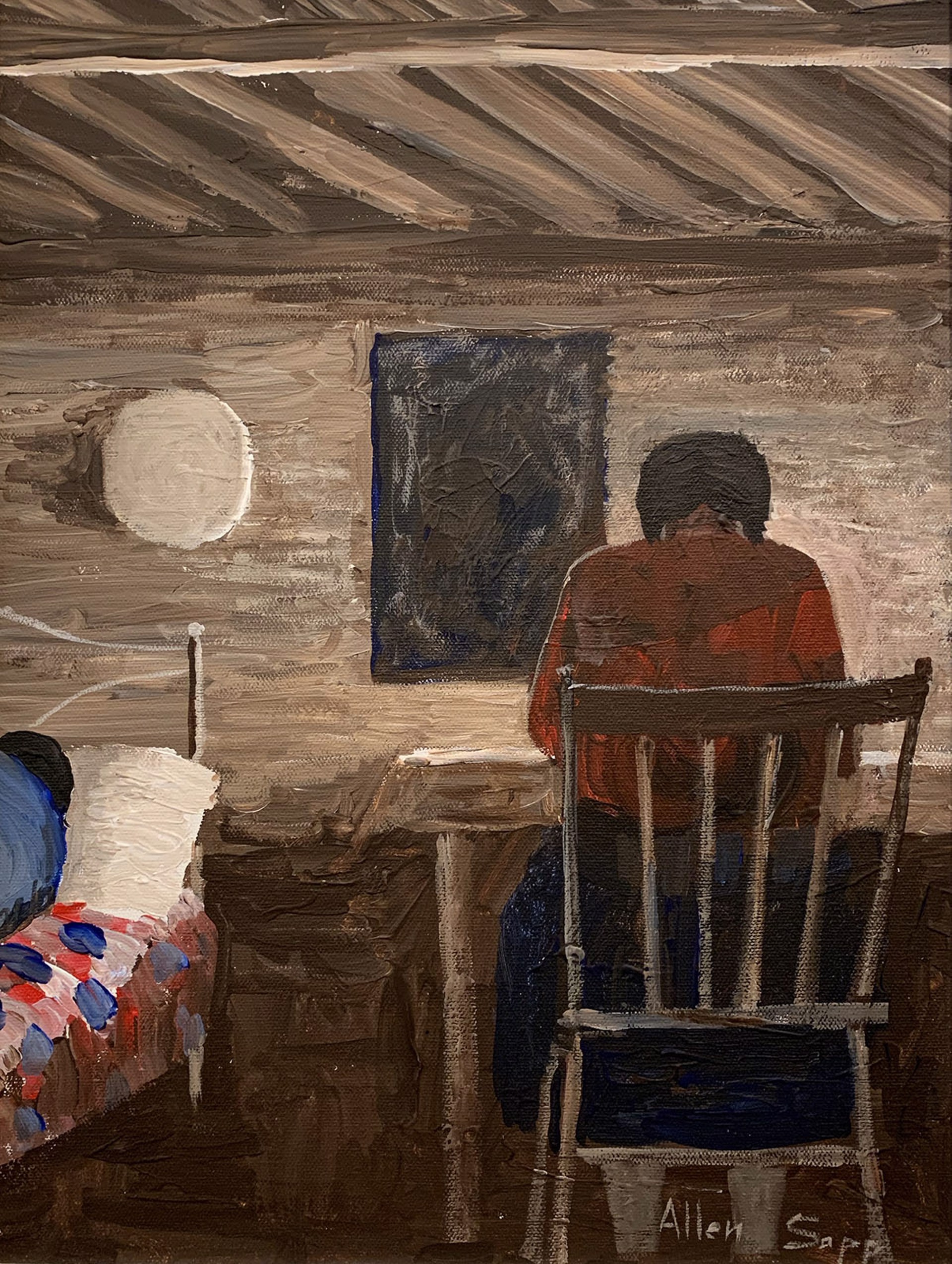 Time to Rest a Long Day by Allen Sapp (1928-2015)